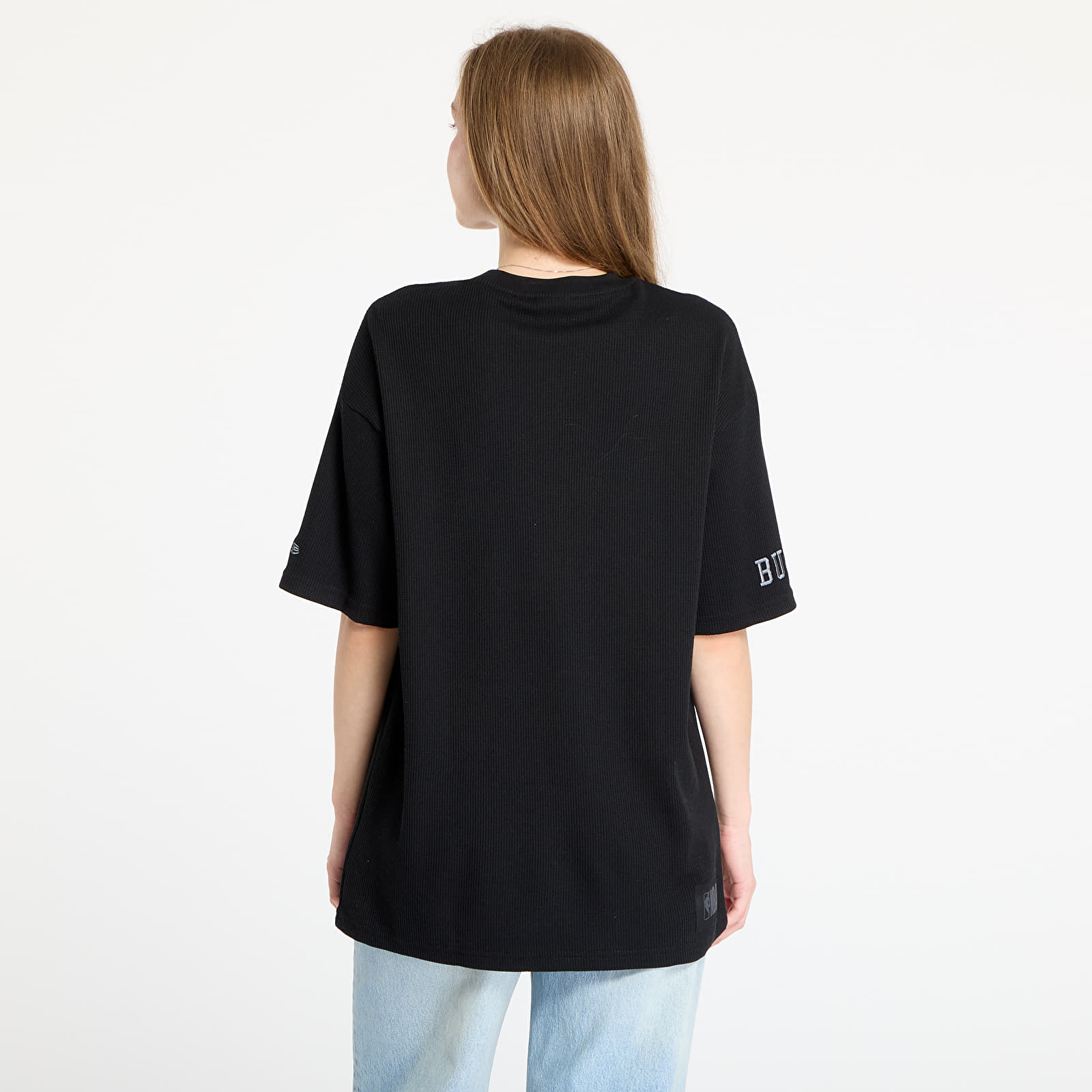 Camisetas hombre New Era Chicago Bulls Waffle Oversized Tee UNISEX Black