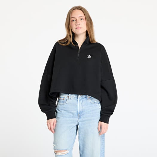 Bluza adidas Essentials 1/2 Zip Fleece Sweatshirt Black