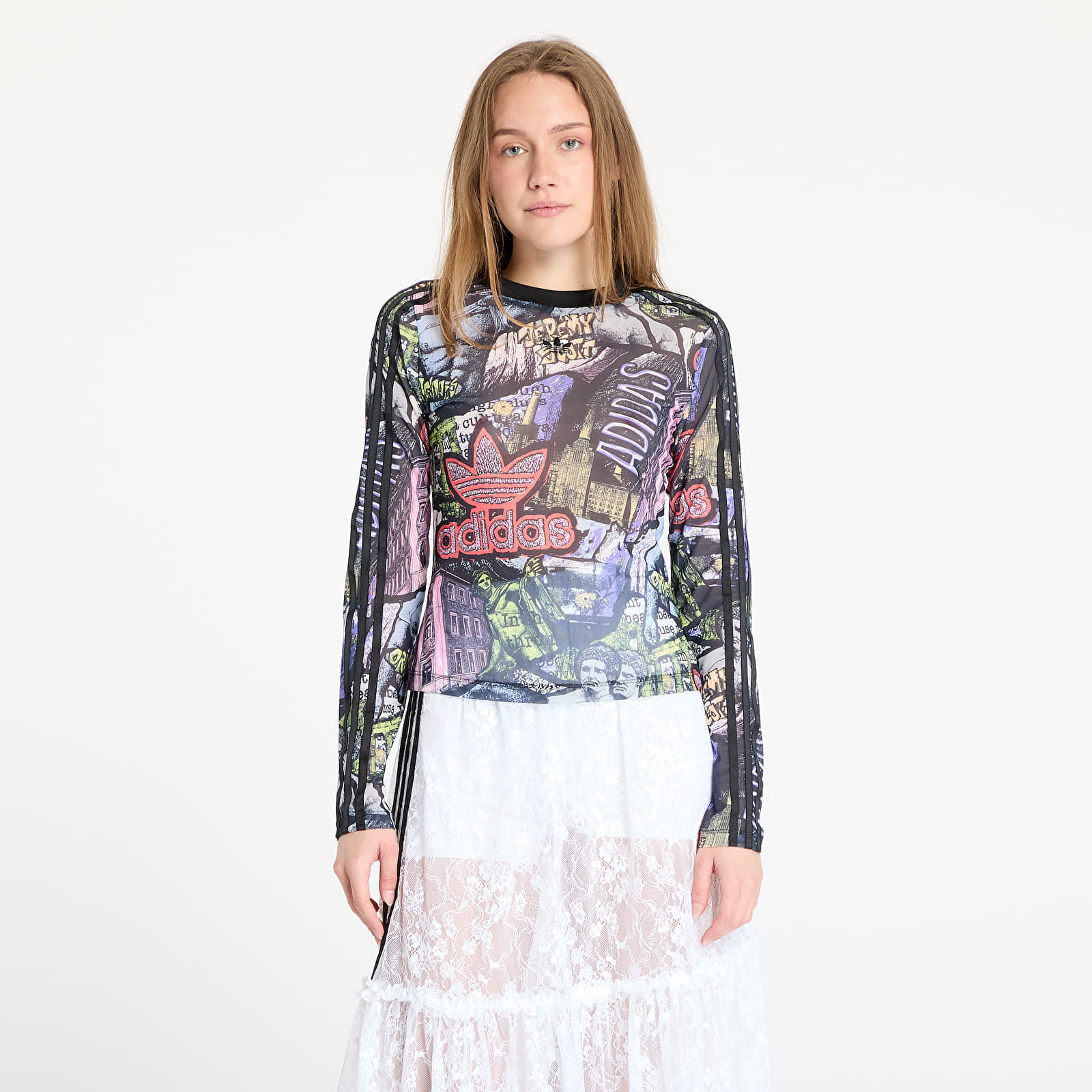 T-shirt adidas x Jeremy Scott AOP Power Mesh T-Shirt XS - adidas Originals - Modalova