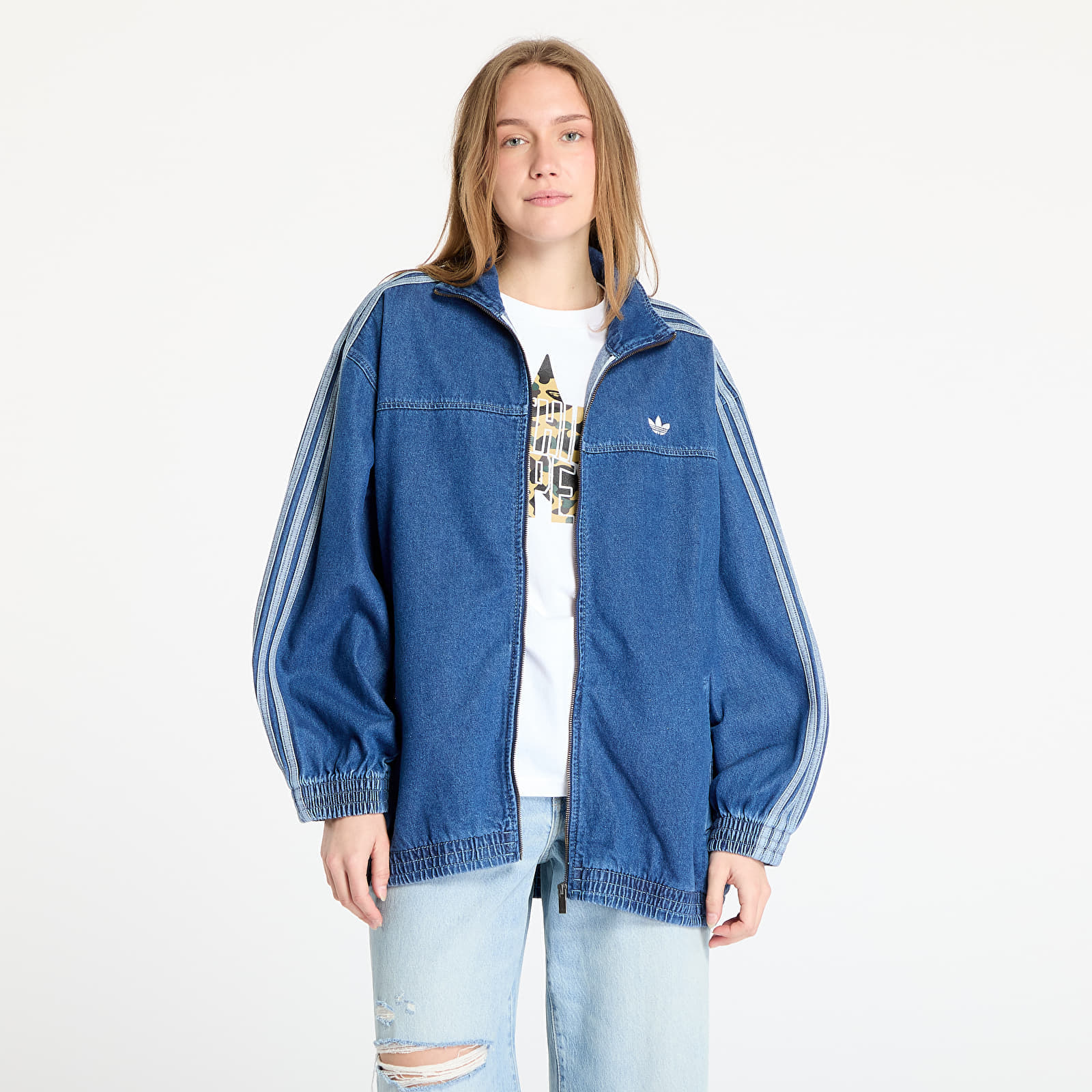 Jacket adidas Adicolor Denim Adilenium Track Top Indigo Denim M