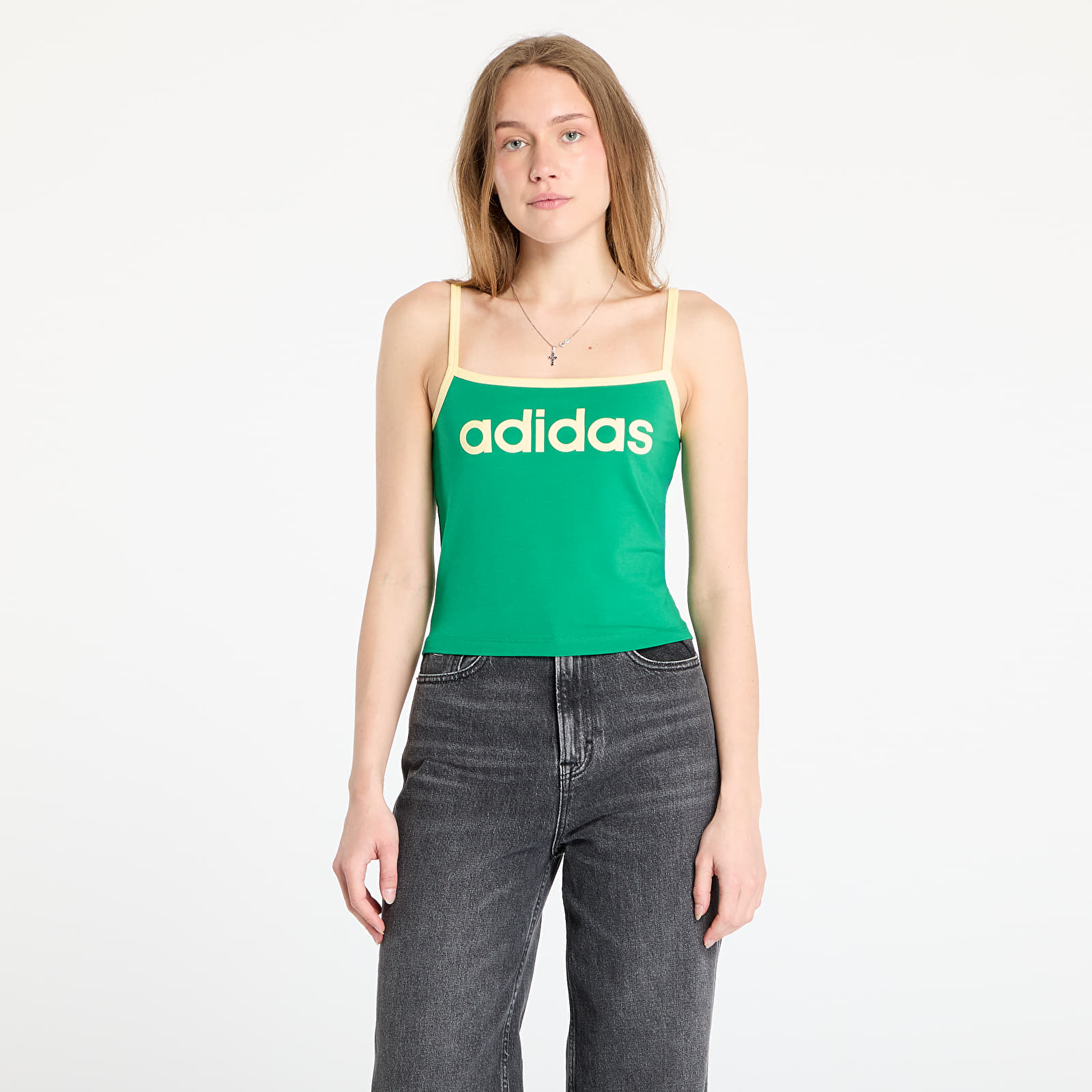 Dames tops adidas Originals Tank Top Green