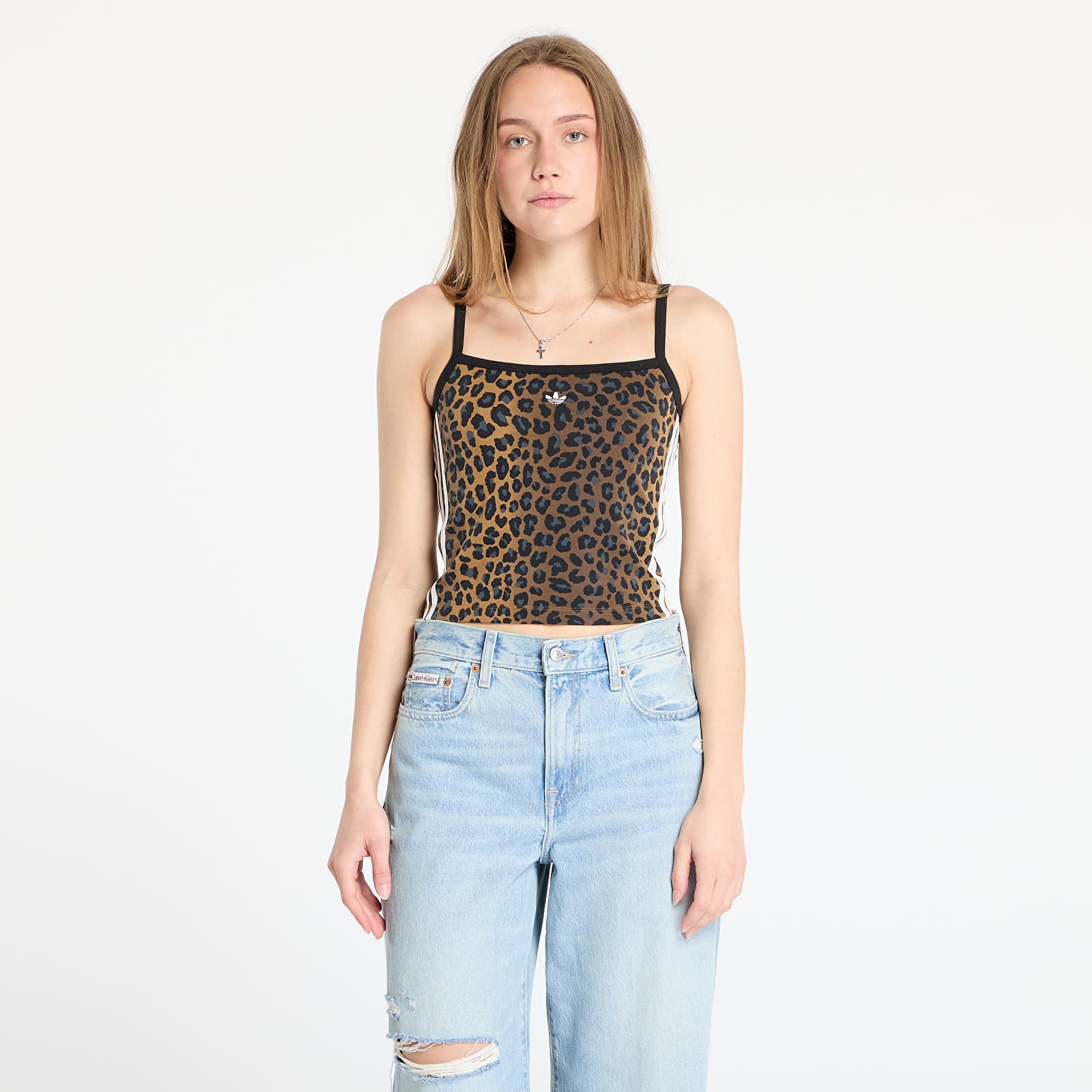 Topy adidas Leopard Tank Top Multicolor/ White