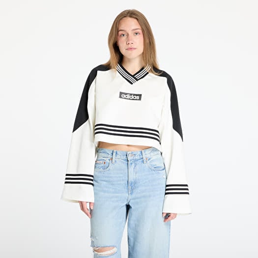 Bluza adidas Blocking Crewneck Sweatshirt Off White/ Black