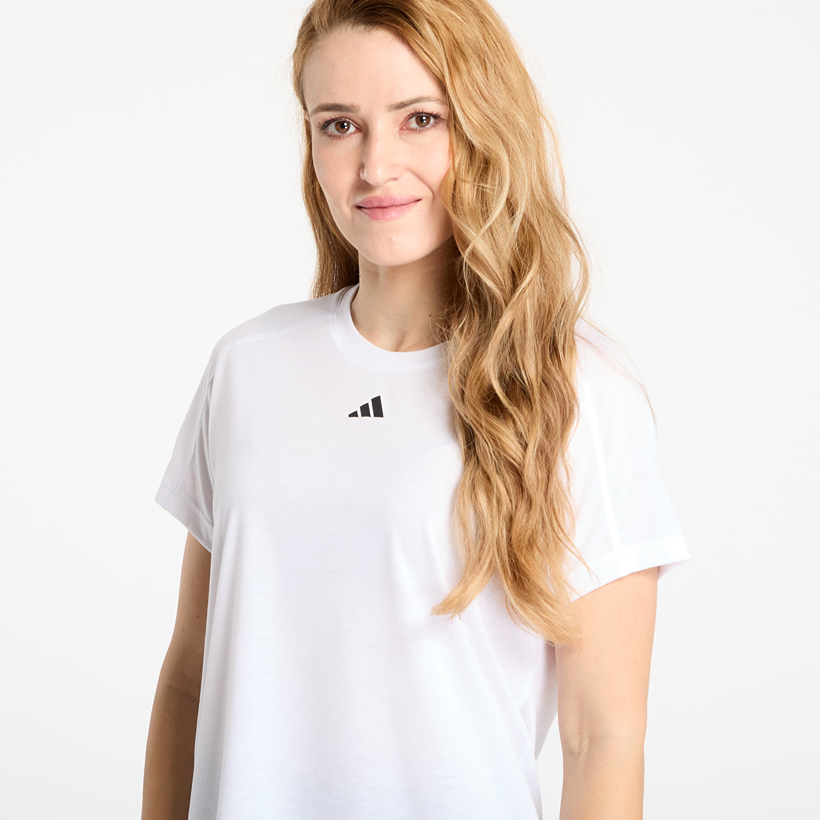 T-shirts adidas AEROREADY Train Essentials Minimal Branding Crewneck T-Shirt White/ Crystal White/ Crystal White