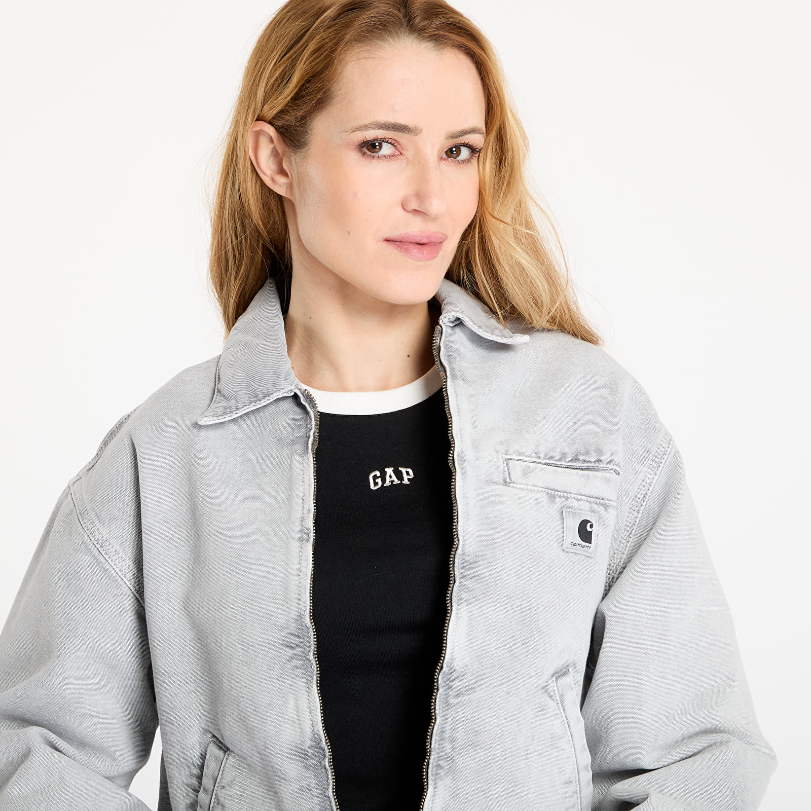 Chaquetas Carhartt WIP W' Emery Jacket Black/ Black Chalk Wash