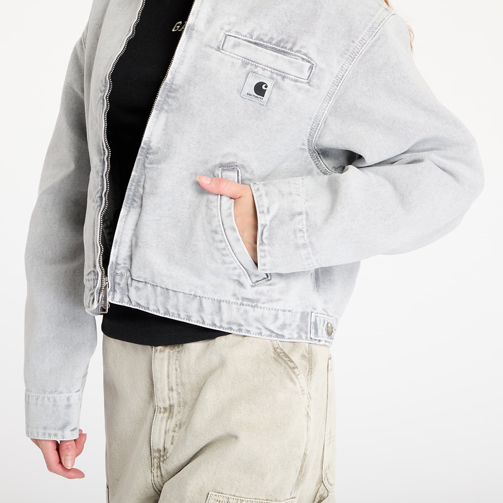 Chaquetas Carhartt WIP W' Emery Jacket Black/ Black Chalk Wash