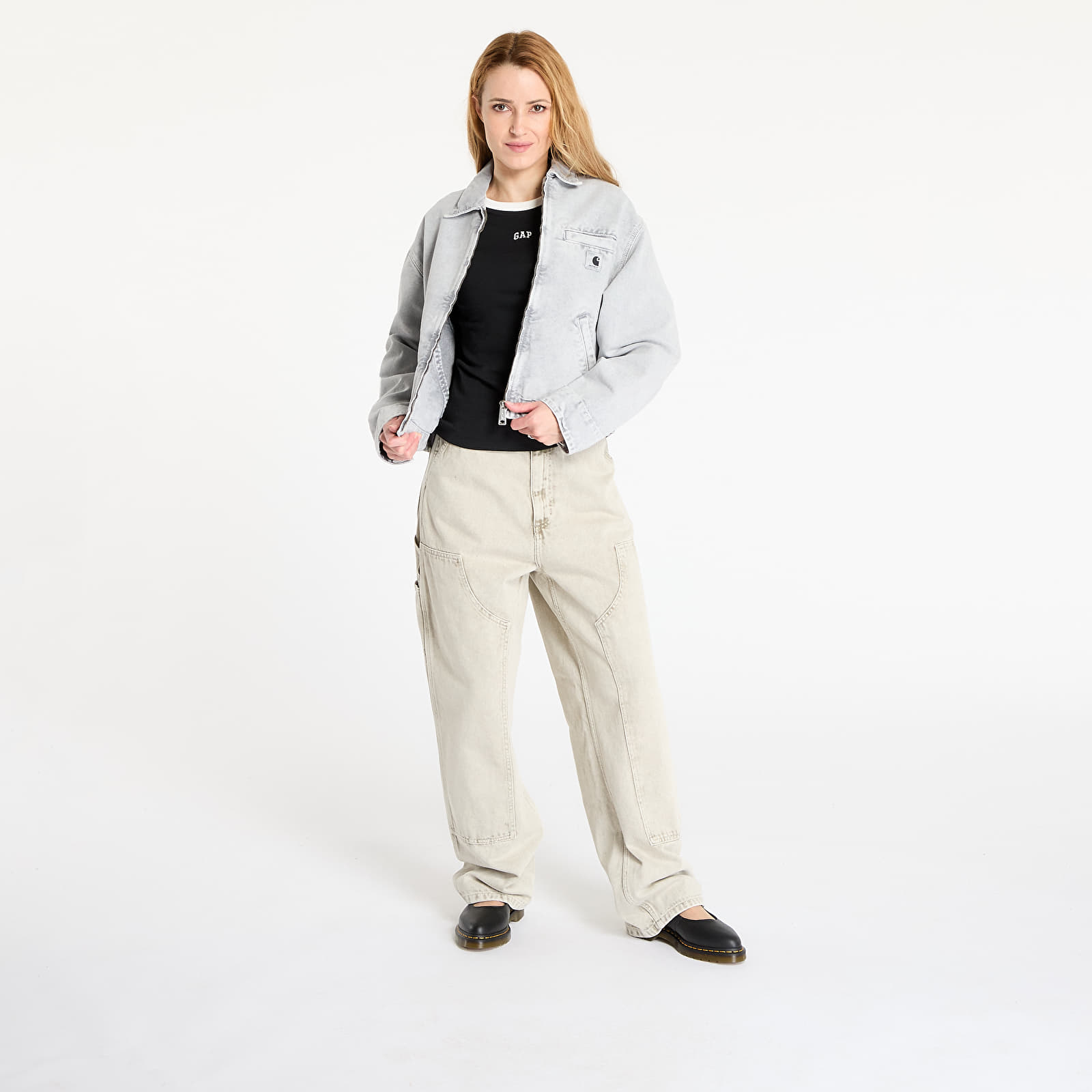 Chaquetas Carhartt WIP W' Emery Jacket Black/ Black Chalk Wash
