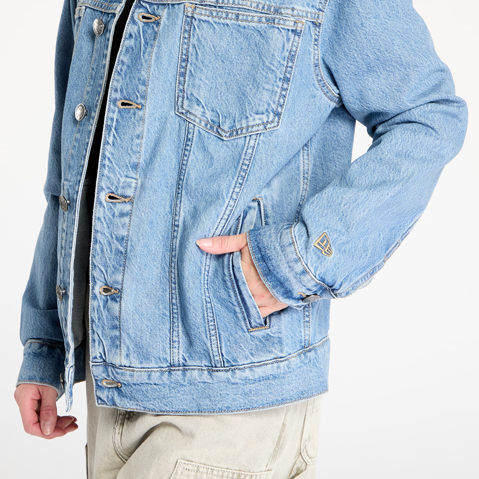 Jachete pentru bărbați New Era Kansas City Chiefs Denim Jacket UNISEX Rdm