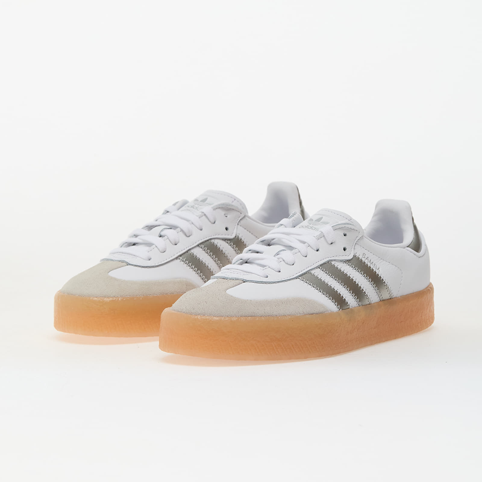 Naiste tossud ja kingad adidas Sambae W Ftw White/ Silver Metallic/ Gum