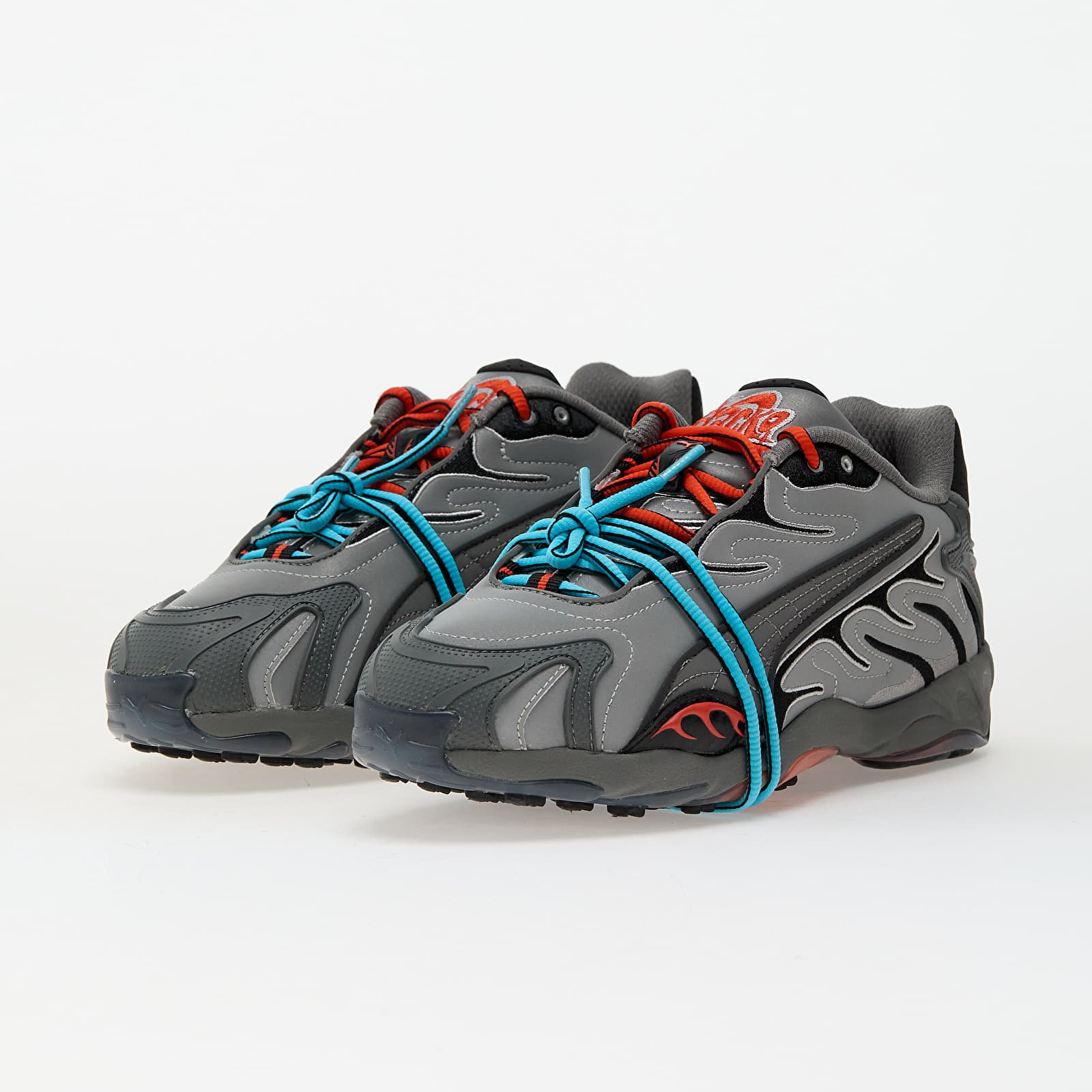 Men's sneakers and shoes Puma Rocky Inhale Reflective Team Silver-Flat MediumGray