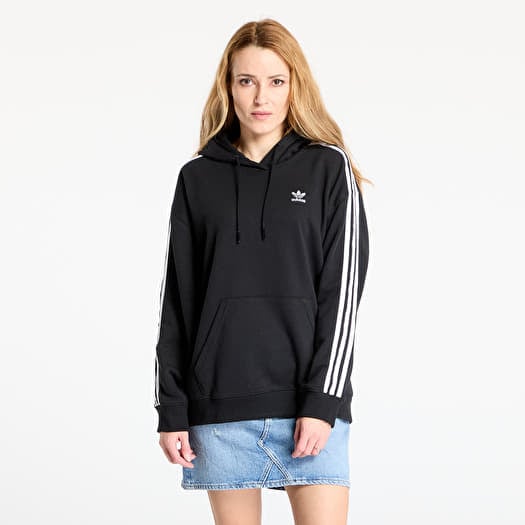 Sudadera adidas 3 Stripes Hoodie Os Black