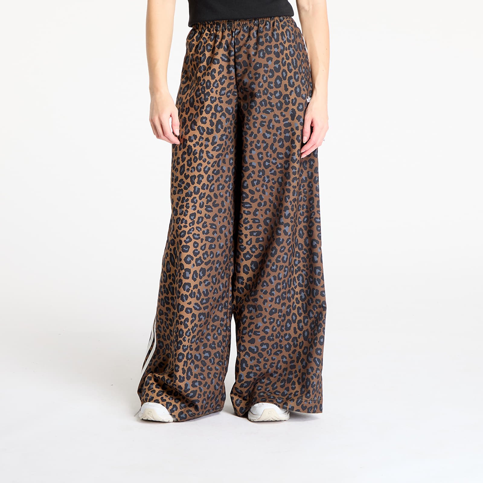 Women's Trousers adidas Leopard Firebird Oversized Track Tracksuit Bottoms Multicolor