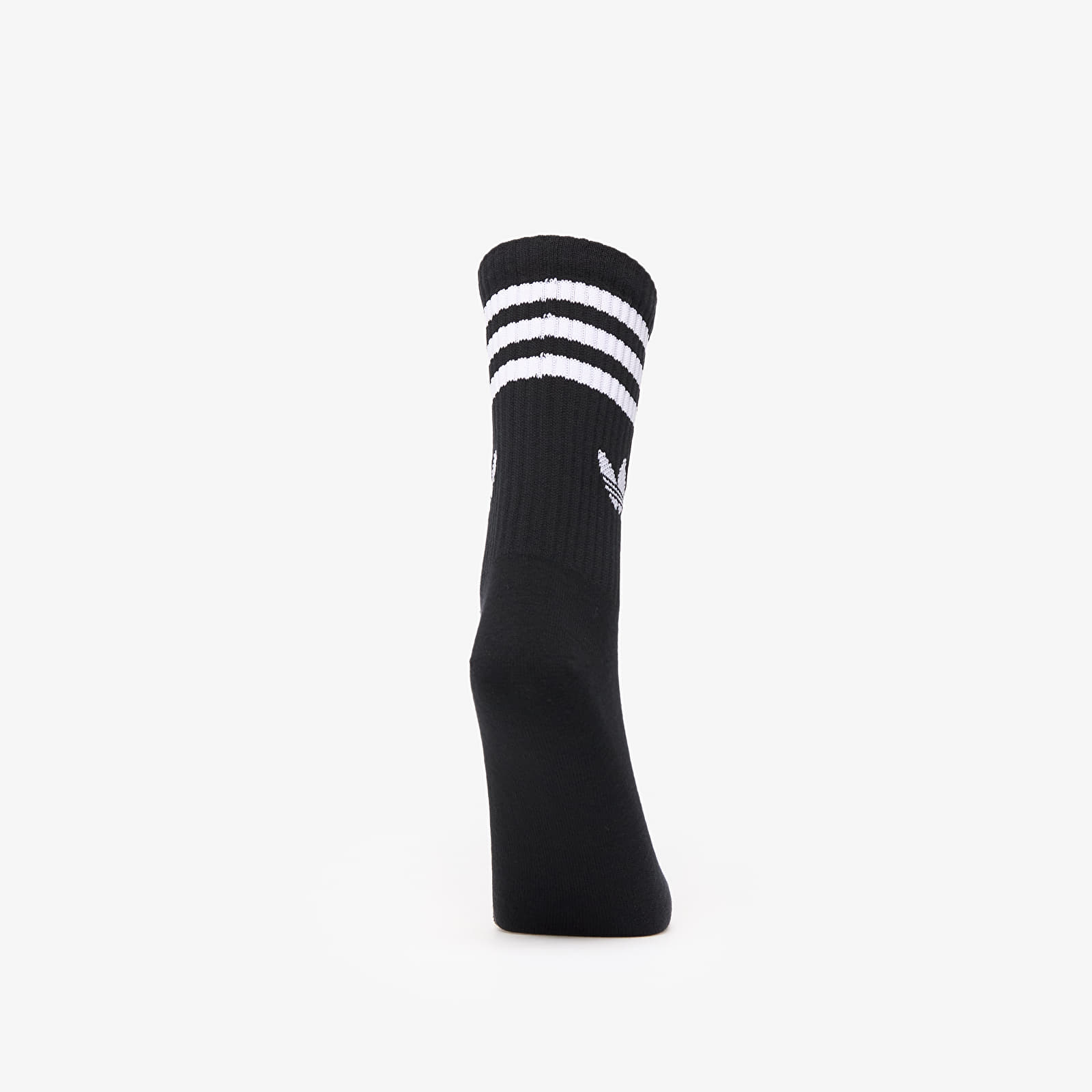 Calcetines para hombre adidas 3 Stripes Crew Sock 3-Pack Black/ Black/ Black