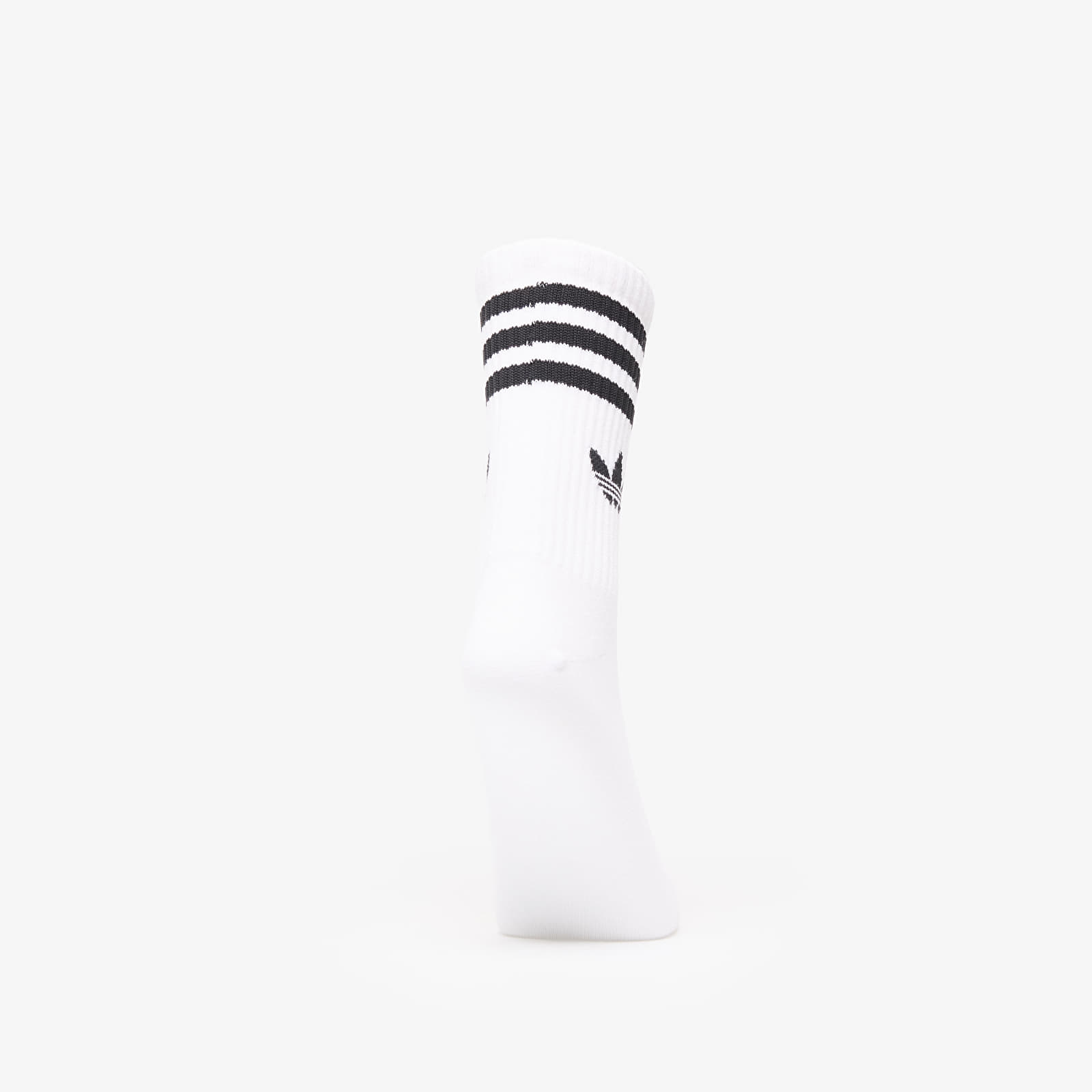 Herrensocken adidas 3 Stripes Crew Socks 3-Pack White/ White/ White
