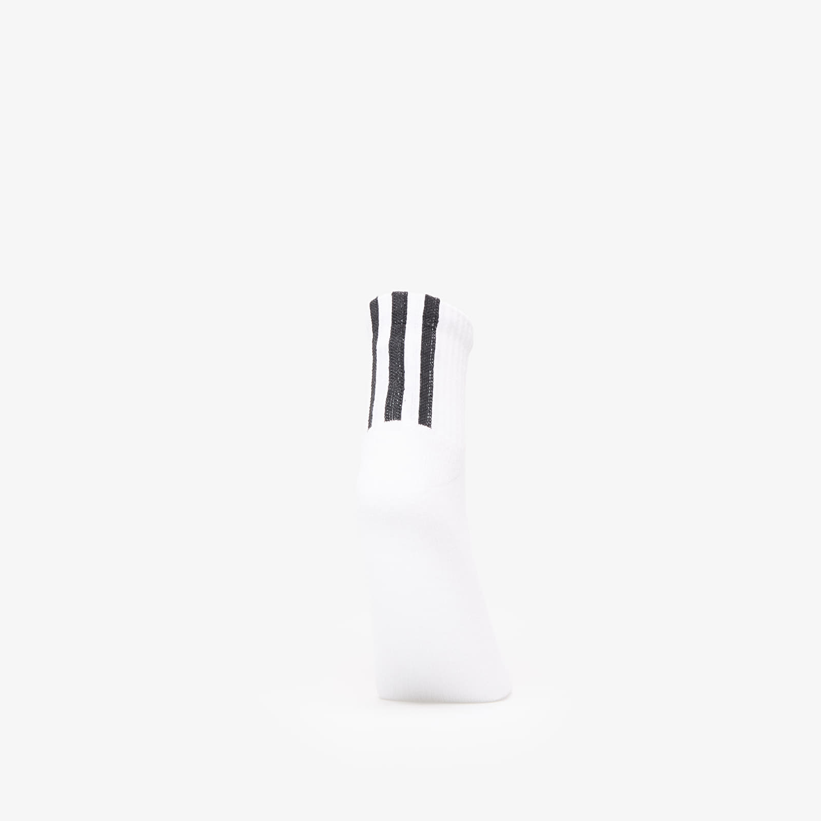 Herensokken adidas 3 Stripes 1/4 Socks 3-Pack White/ White/ White