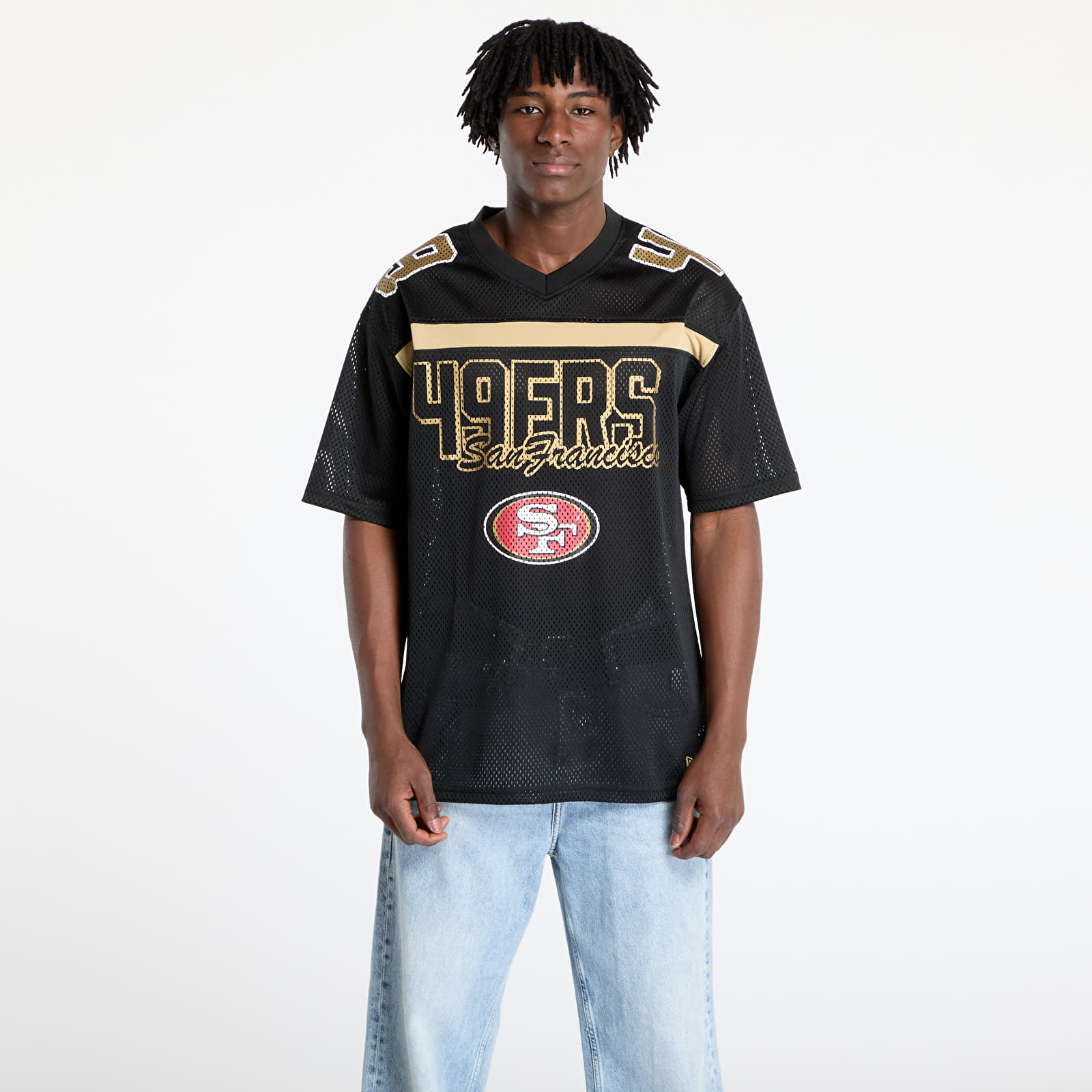 Trikood New Era NFL Saf49E Mesh Graphic Jersey UNISEX Black