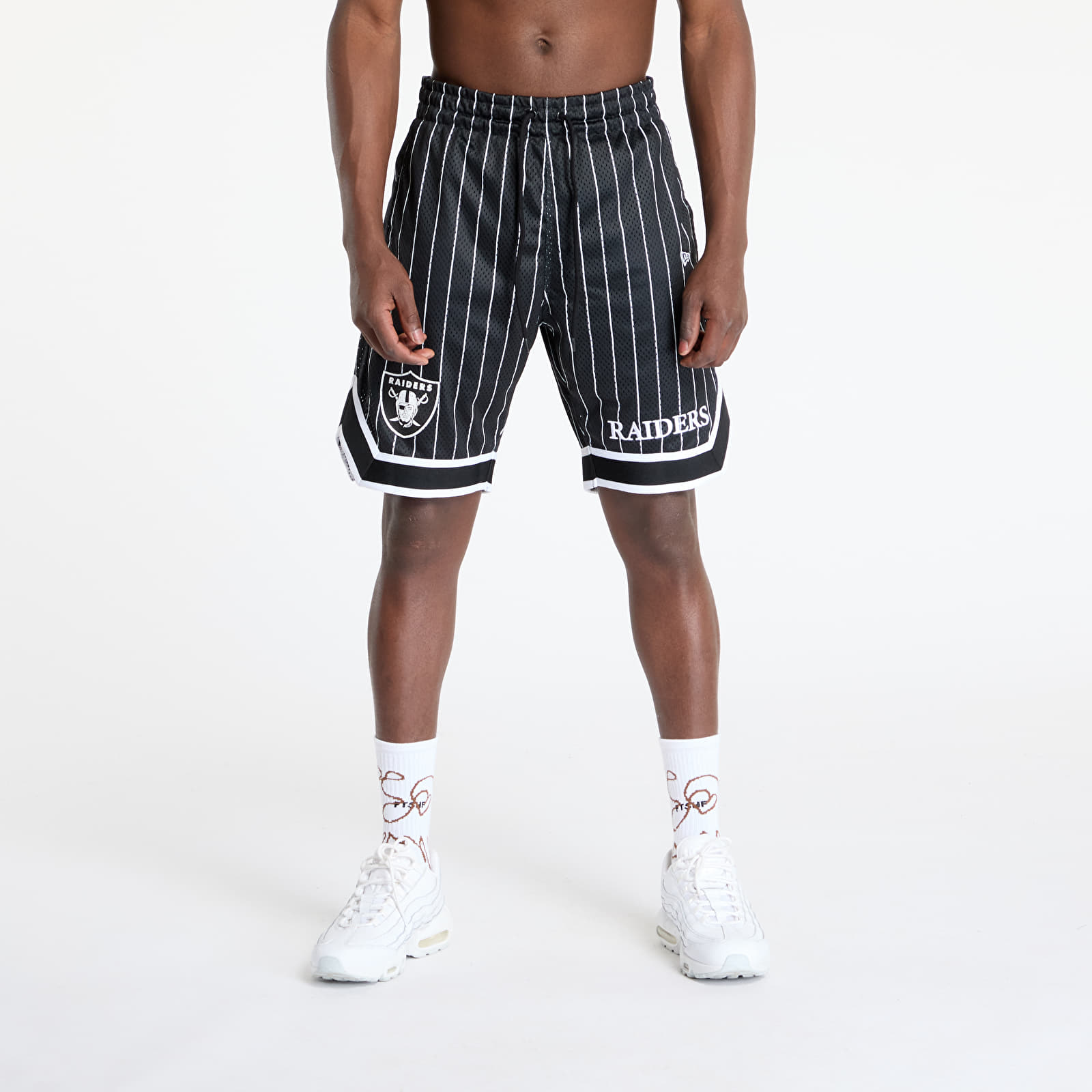 Korte broeken New Era Las Vegas Raiders NFL Pinstripe Short Black