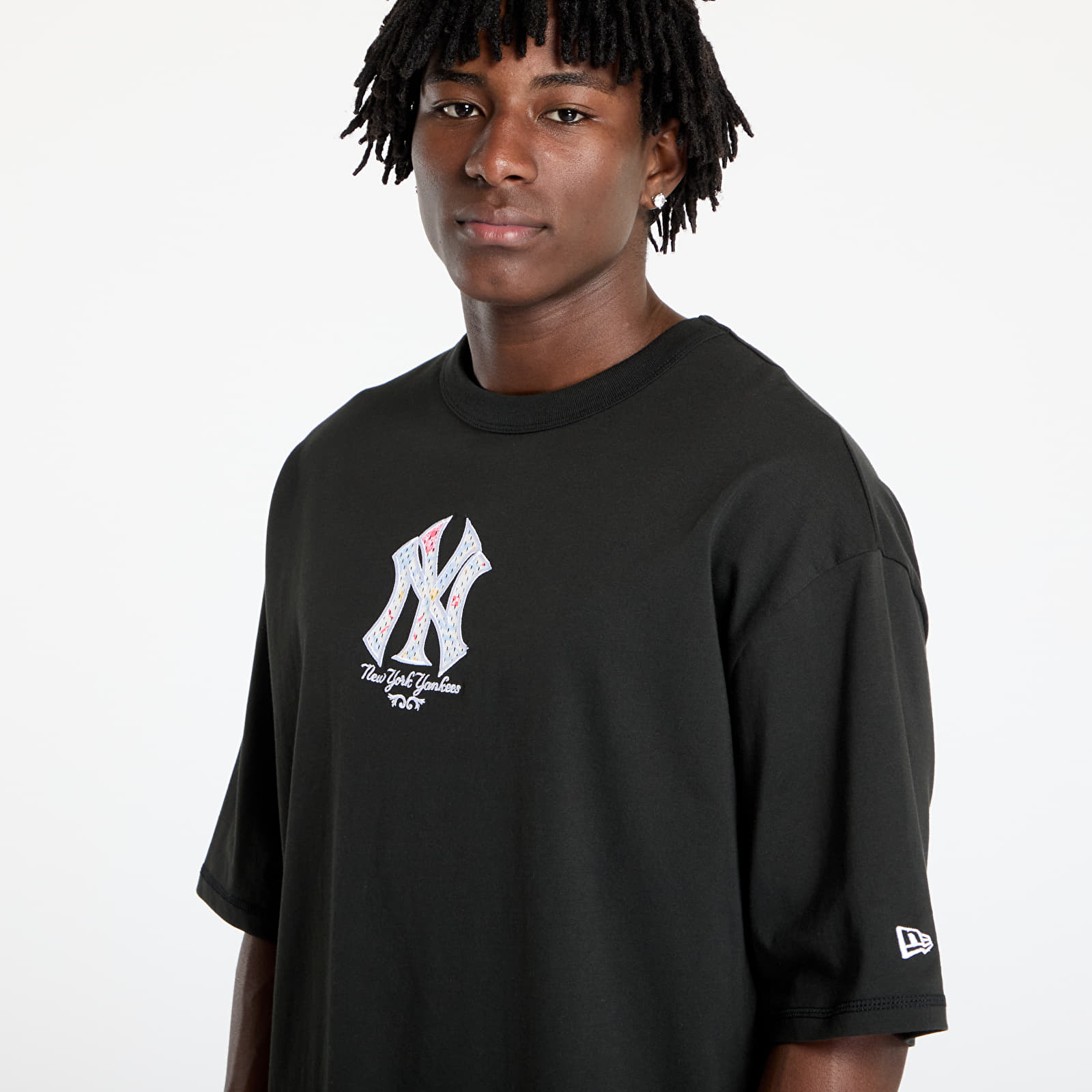 T-shirts New Era  New York Yankees MLB Infill Oversized Tee UNISEX Black