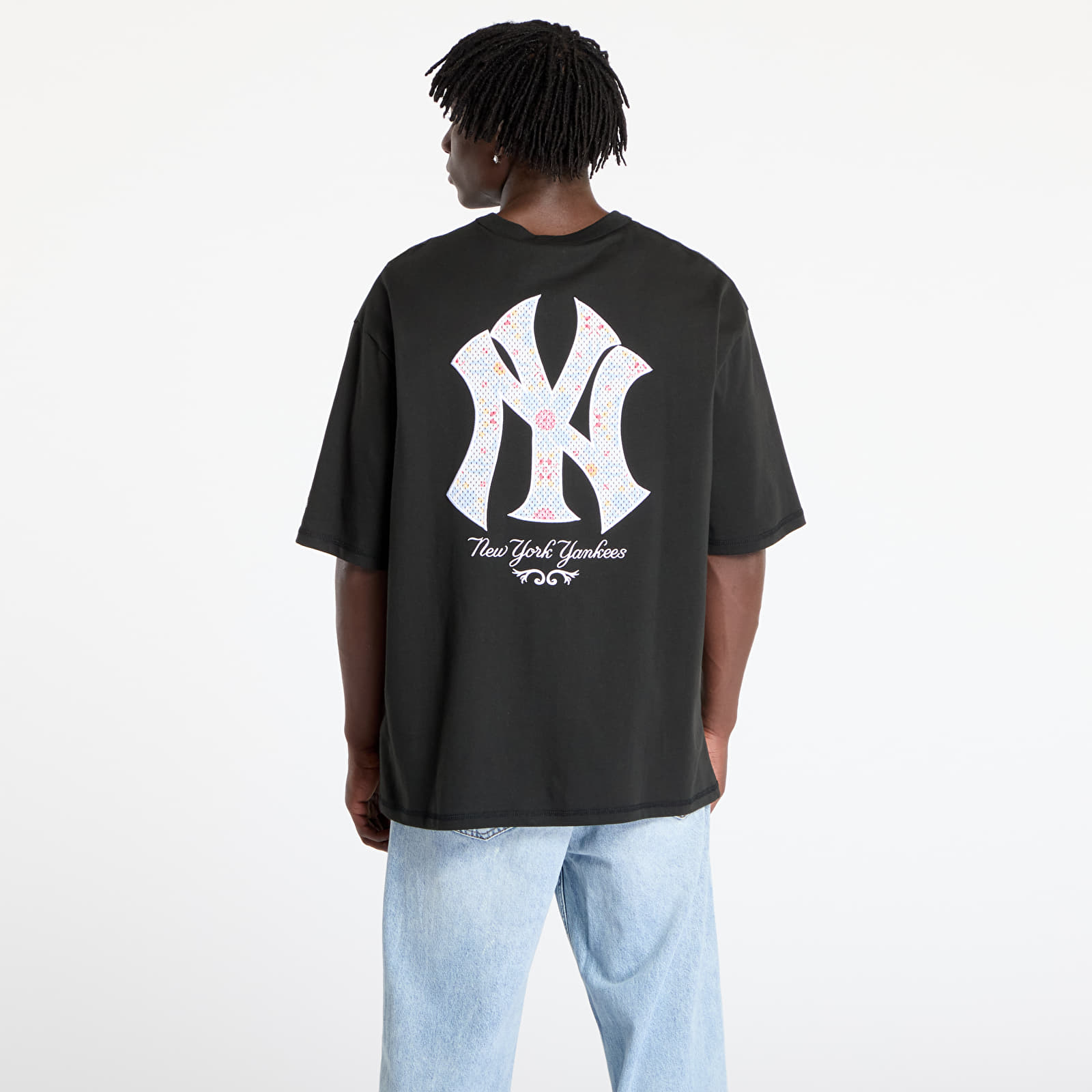 T-shirts New Era  New York Yankees MLB Infill Oversized Tee UNISEX Black