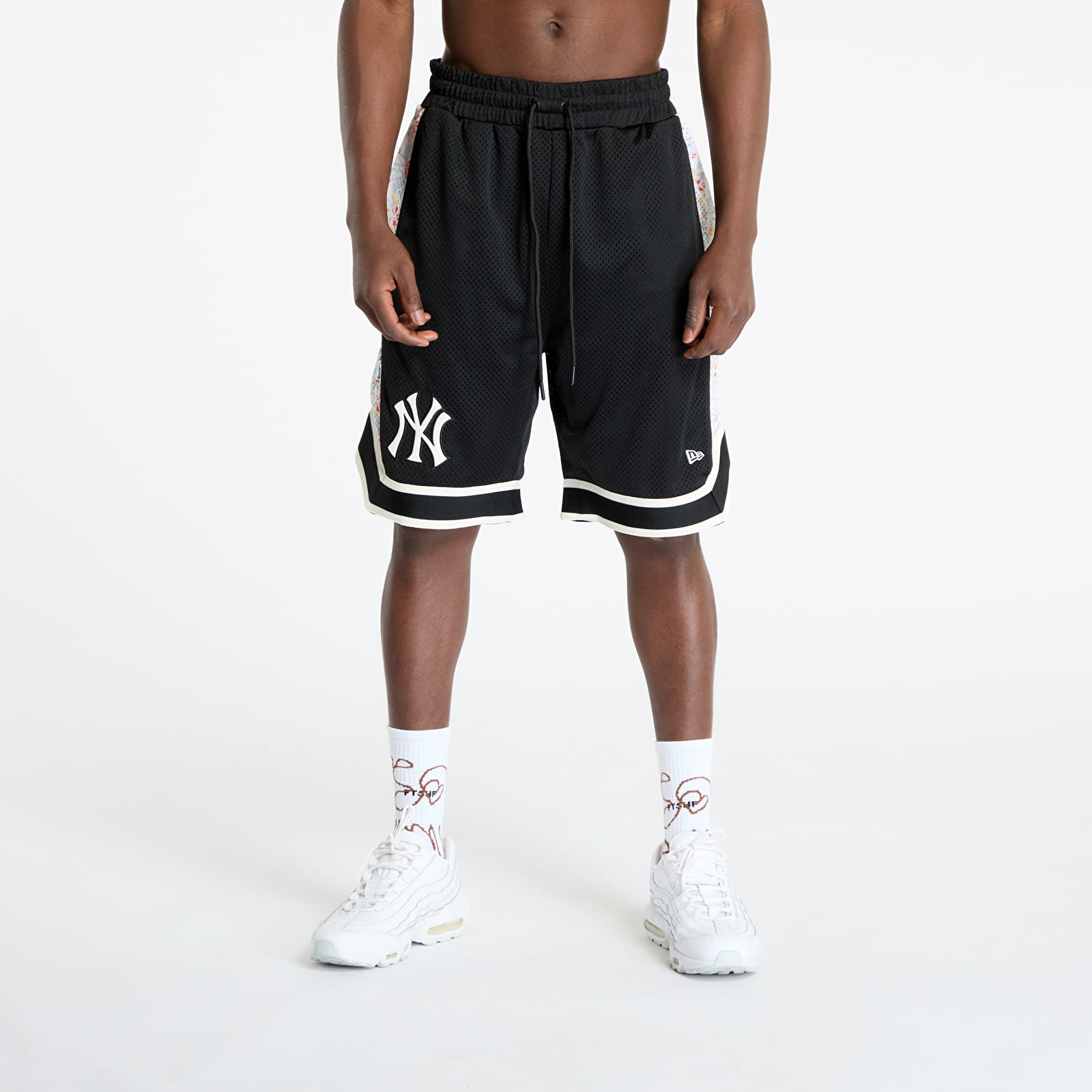 Pantalones cortos para hombre New Era New York Yankees MLB Infill Mesh Short Black