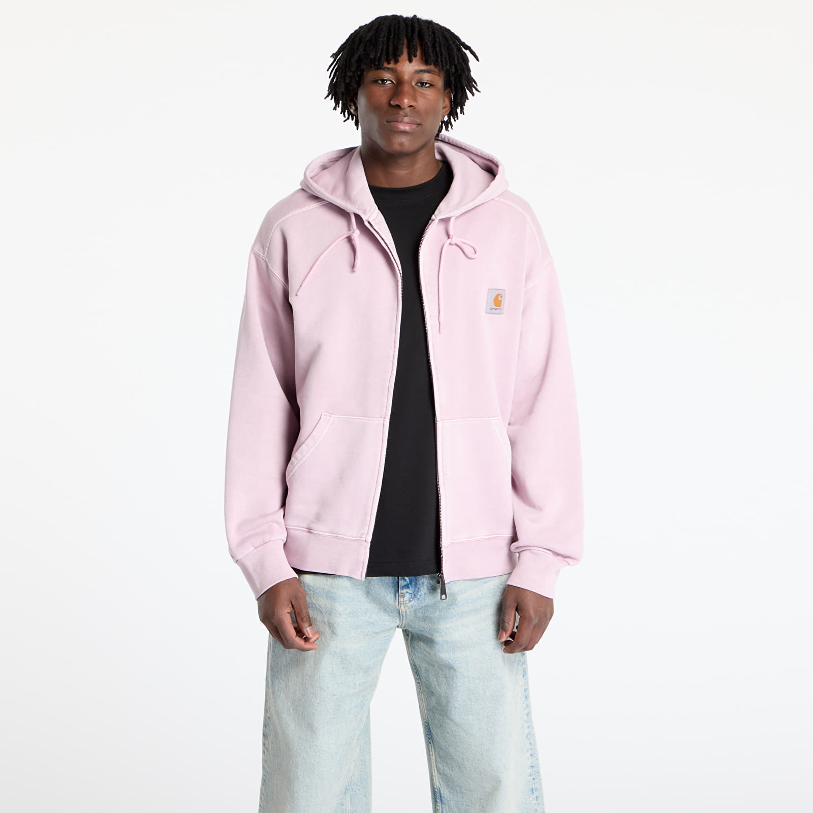 Meeste kampsunid Carhartt WIP Hooded Nelson Jacket UNISEX Hortensia Garment Dyed