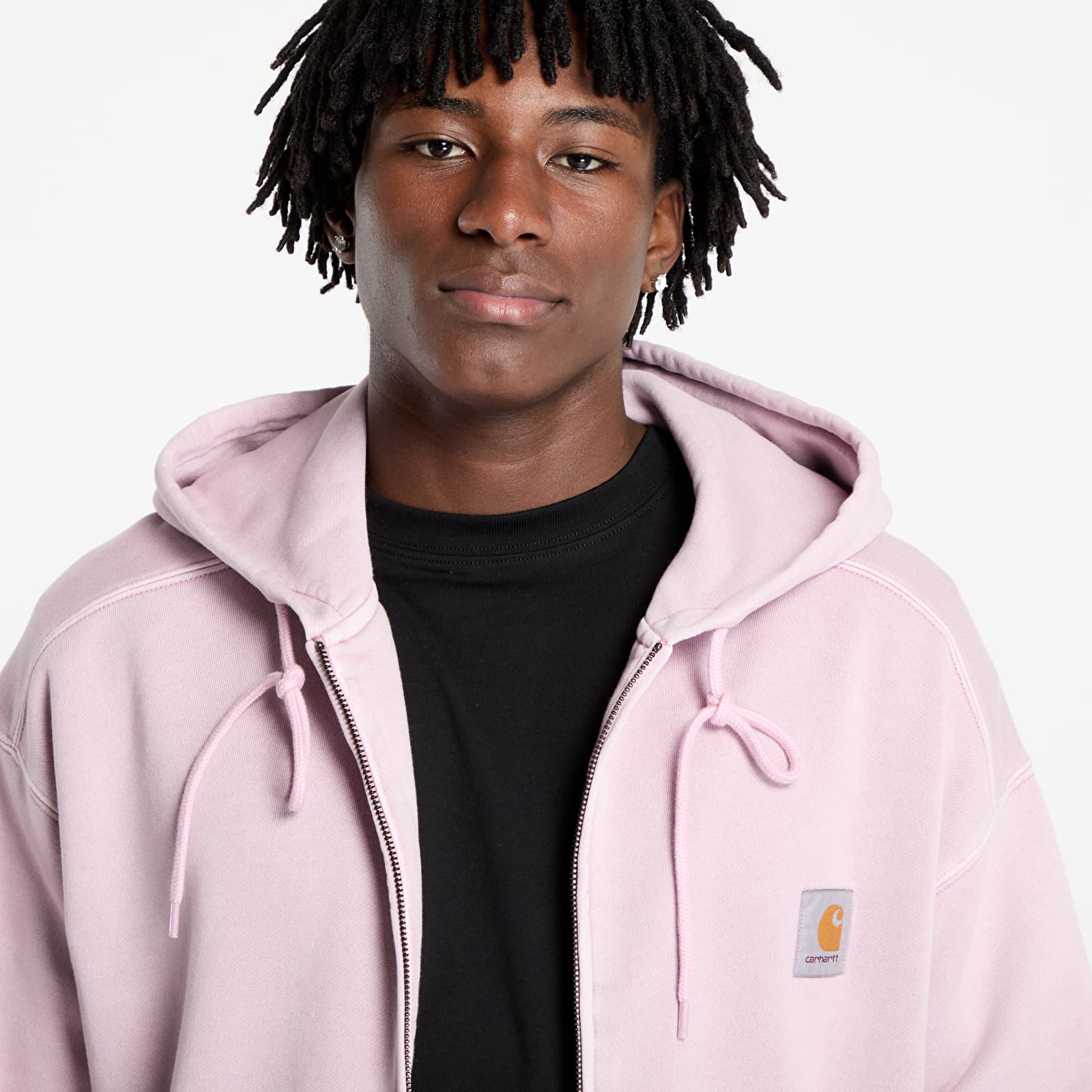 Meeste kampsunid Carhartt WIP Hooded Nelson Jacket UNISEX Hortensia Garment Dyed