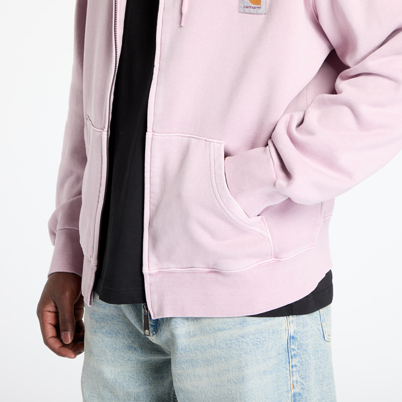 Meeste kampsunid Carhartt WIP Hooded Nelson Jacket UNISEX Hortensia Garment Dyed