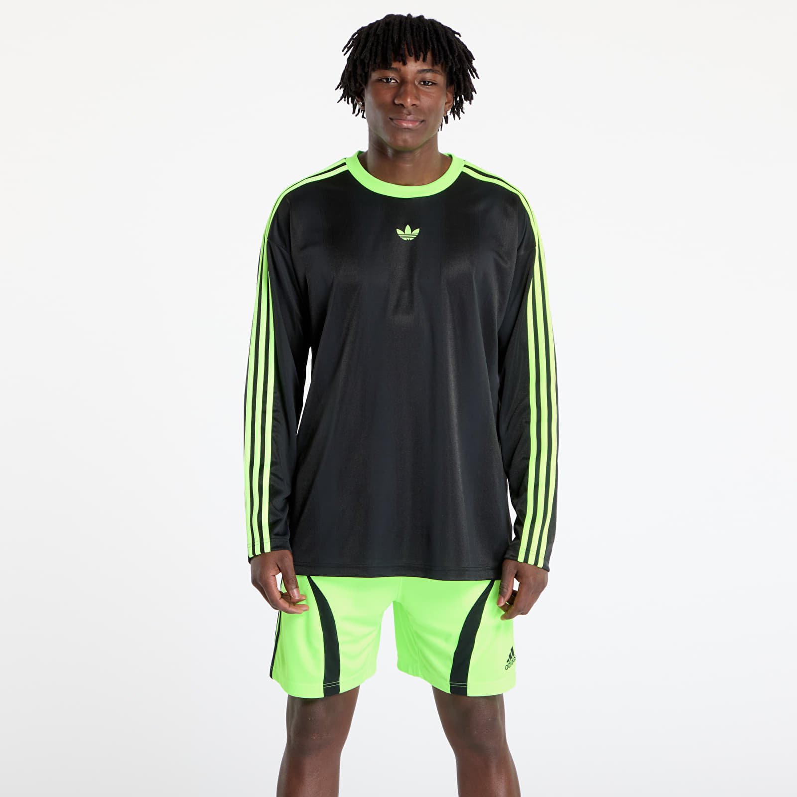 T-shirt adidas Jacquard Longsleeve Jersey Black/ Siggnr XXL