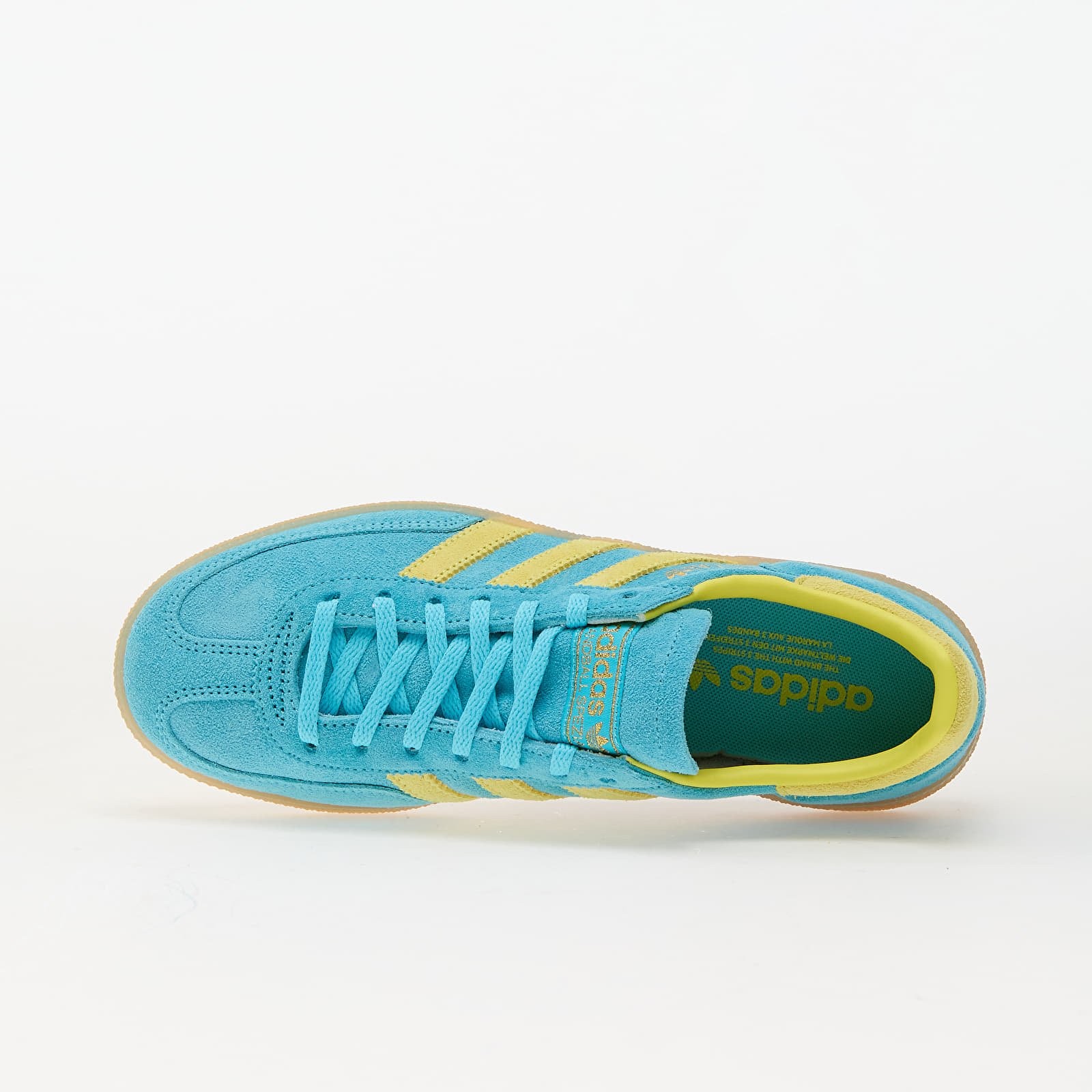 Zapatillas mujer adidas Handball Spezial W Bluglo/ Bright Yellow/ Gold Metallic