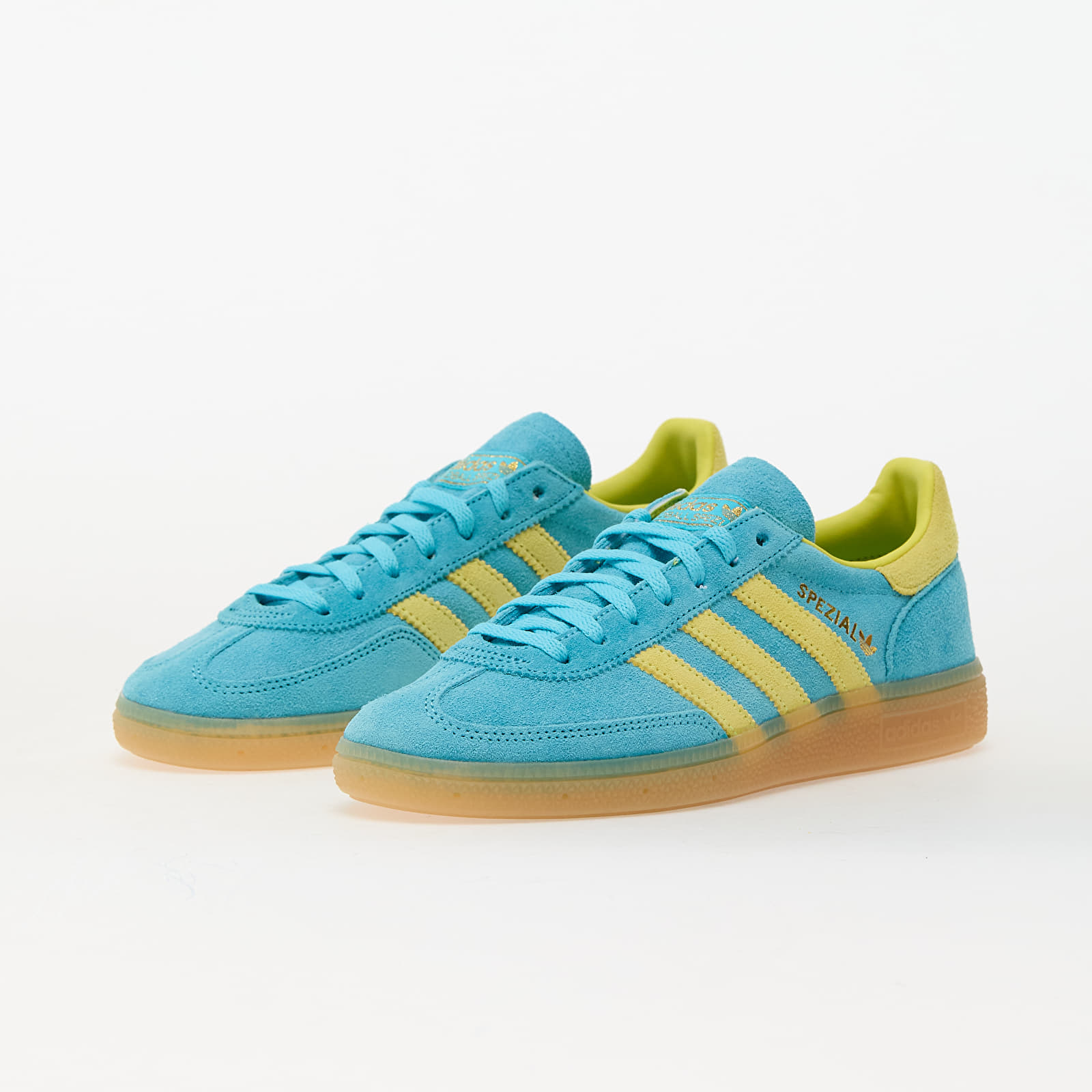 Zapatillas mujer adidas Handball Spezial W Bluglo/ Bright Yellow/ Gold Metallic