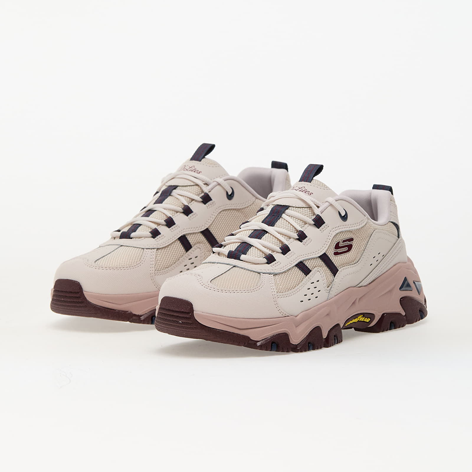 Naiste tossud ja kingad Skechers D'Lites Hiker Pink/ Navy