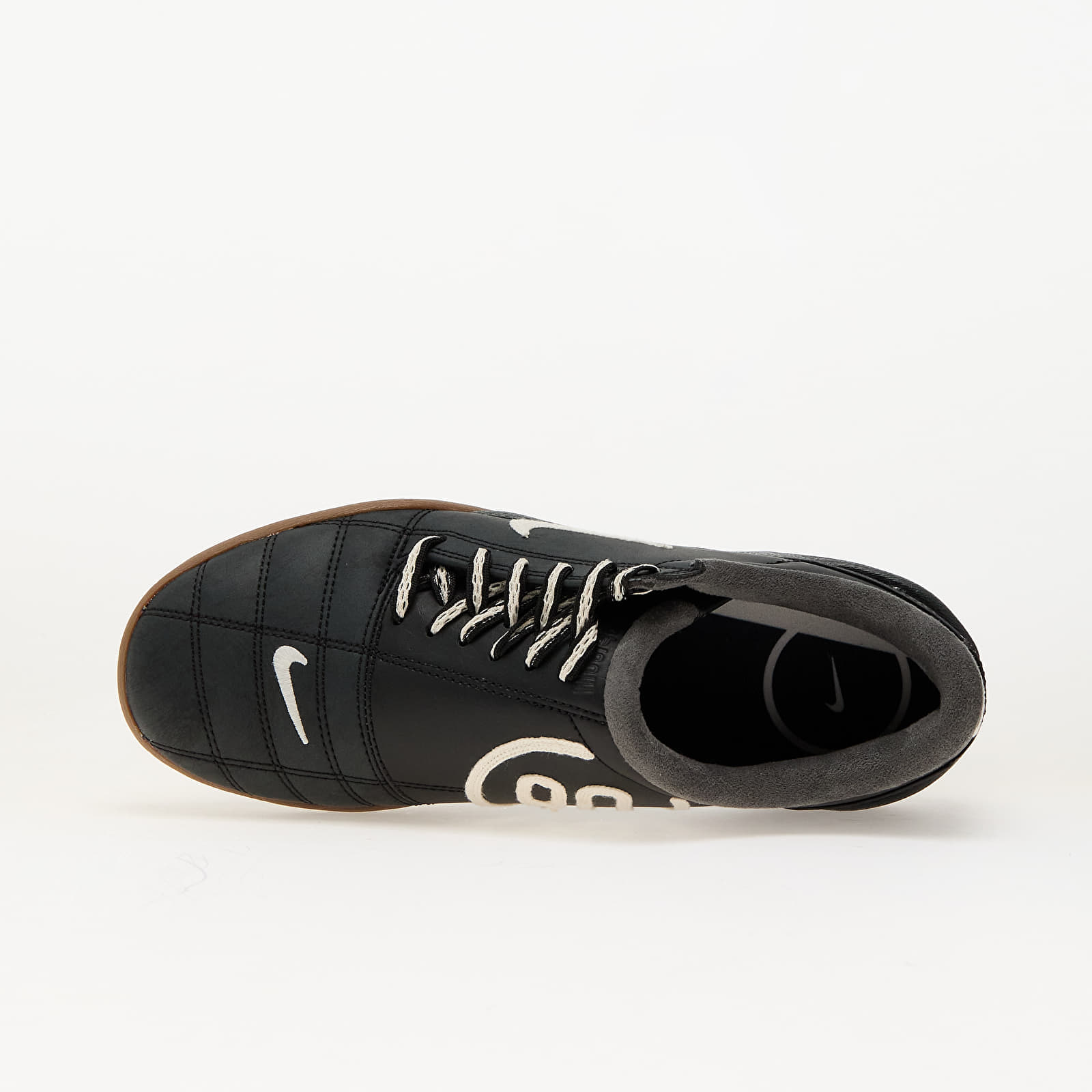 Women's sneakers and shoes Nike W T90 Black/ Coconut Milk-Gum Dark Brown