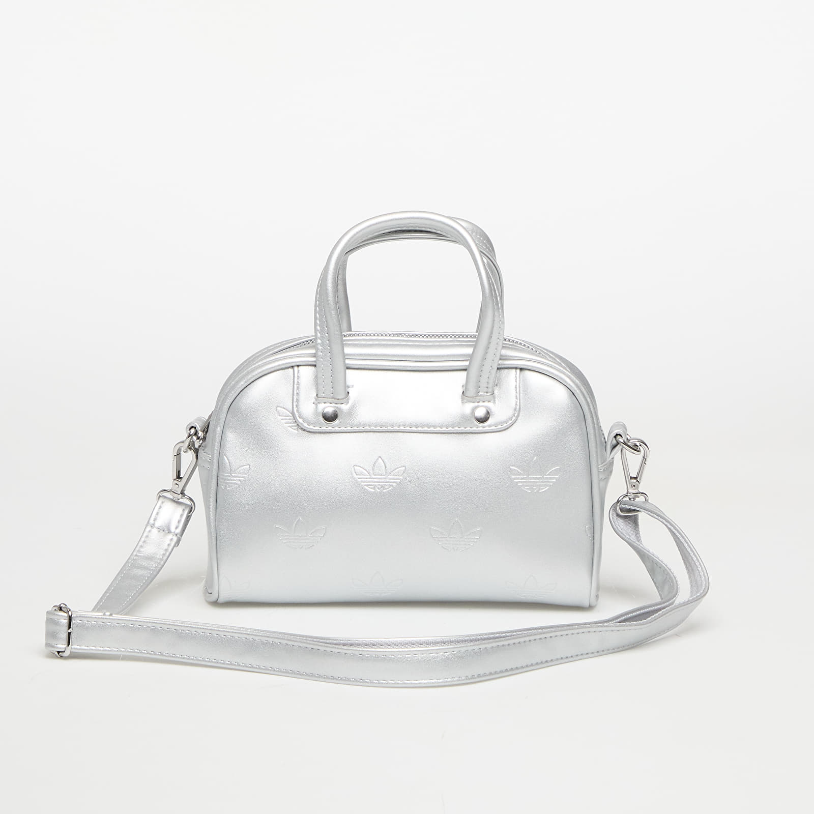 Bolsos bandolera adidas Adicolor Mini Bowling Bag Silver Metallic
