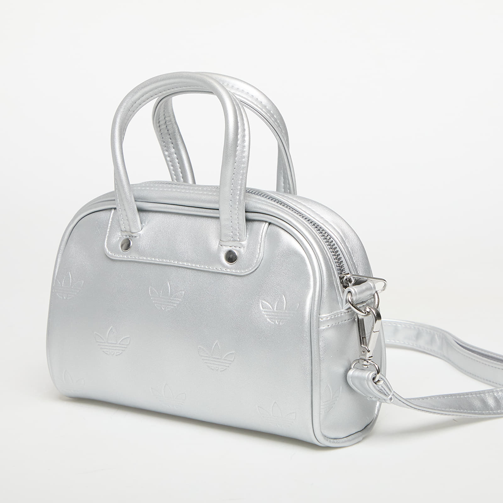 Bolsos bandolera adidas Adicolor Mini Bowling Bag Silver Metallic