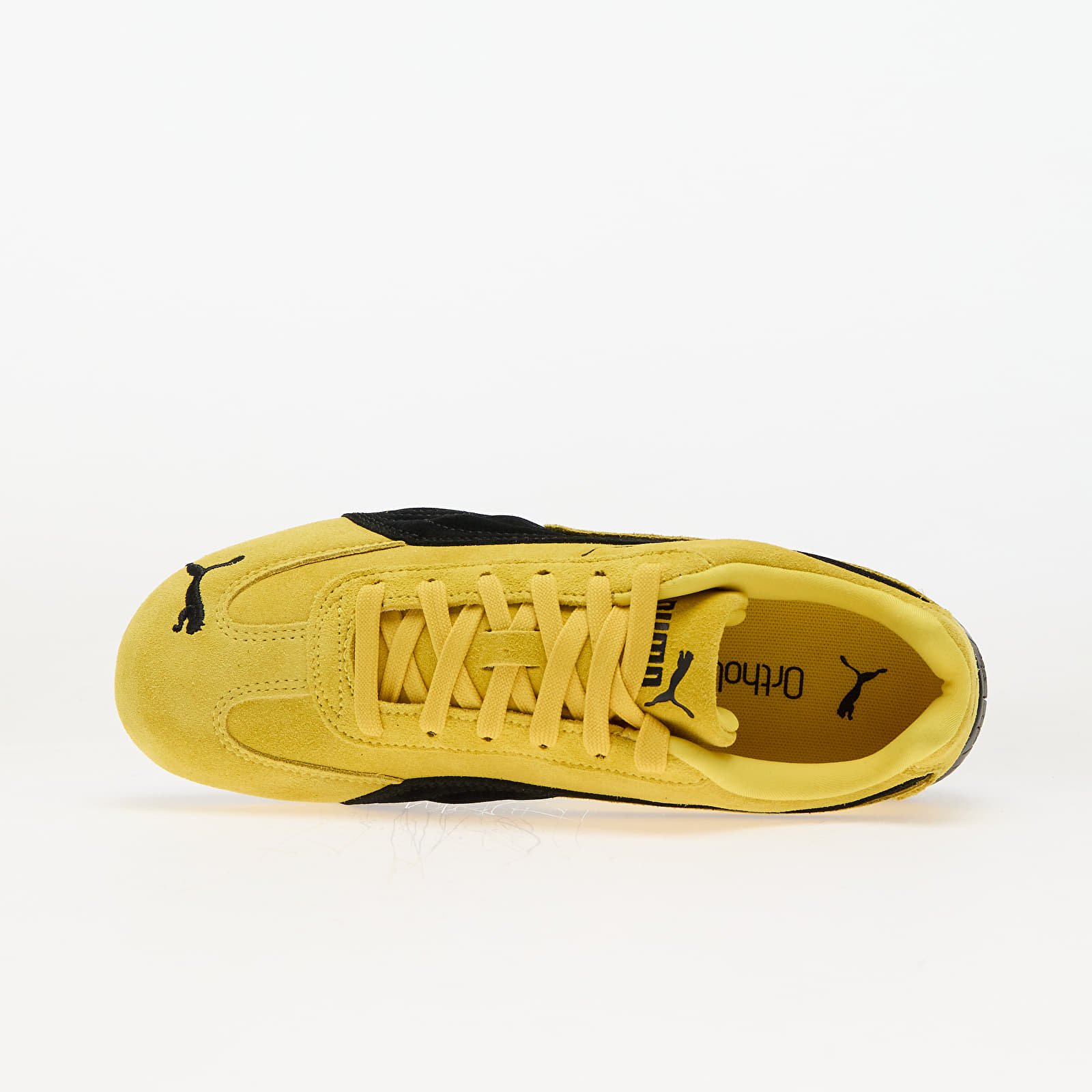 Men's sneakers and shoes Puma Speedcat Og Pele Yellow-Puma Black