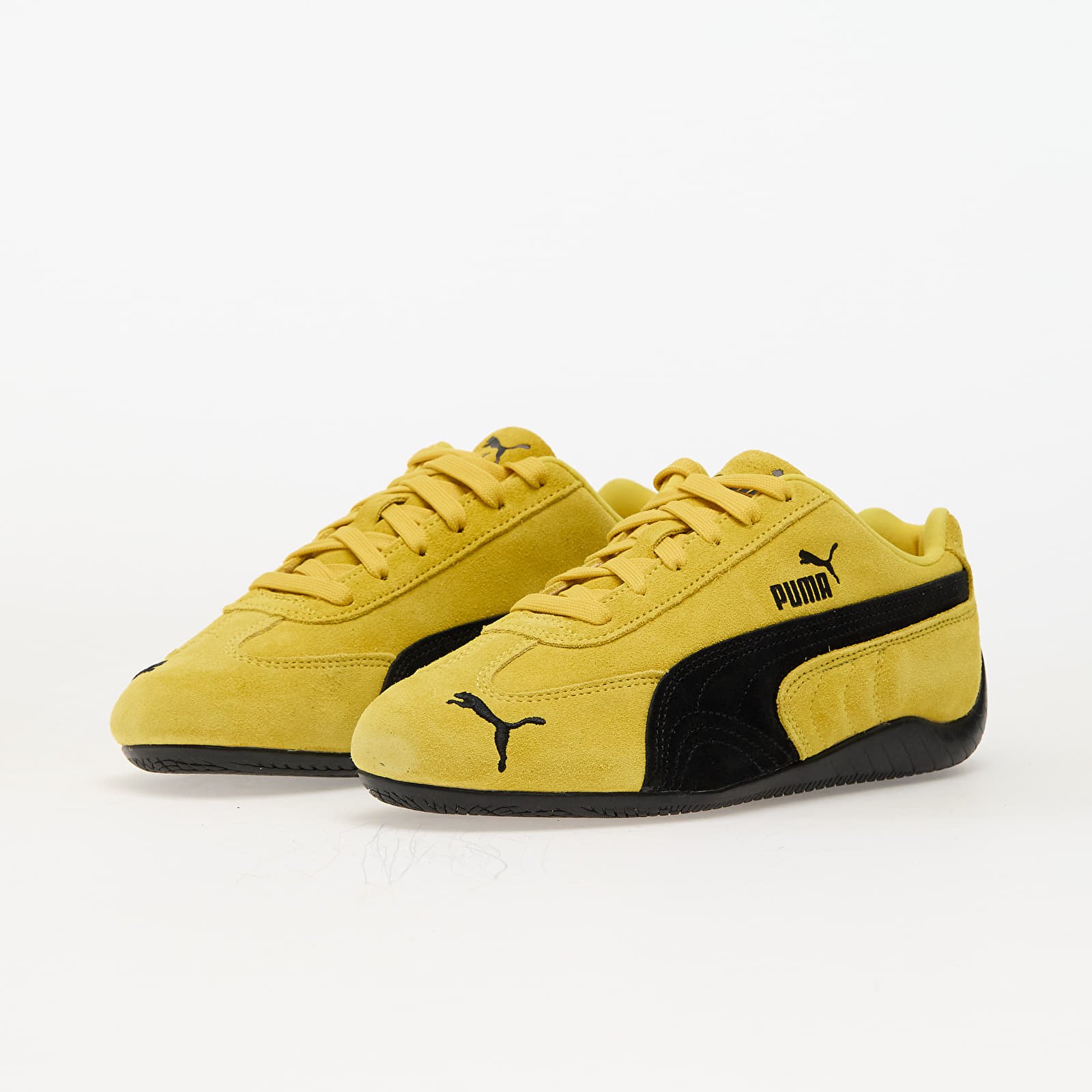 Men's sneakers and shoes Puma Speedcat Og Pele Yellow-Puma Black