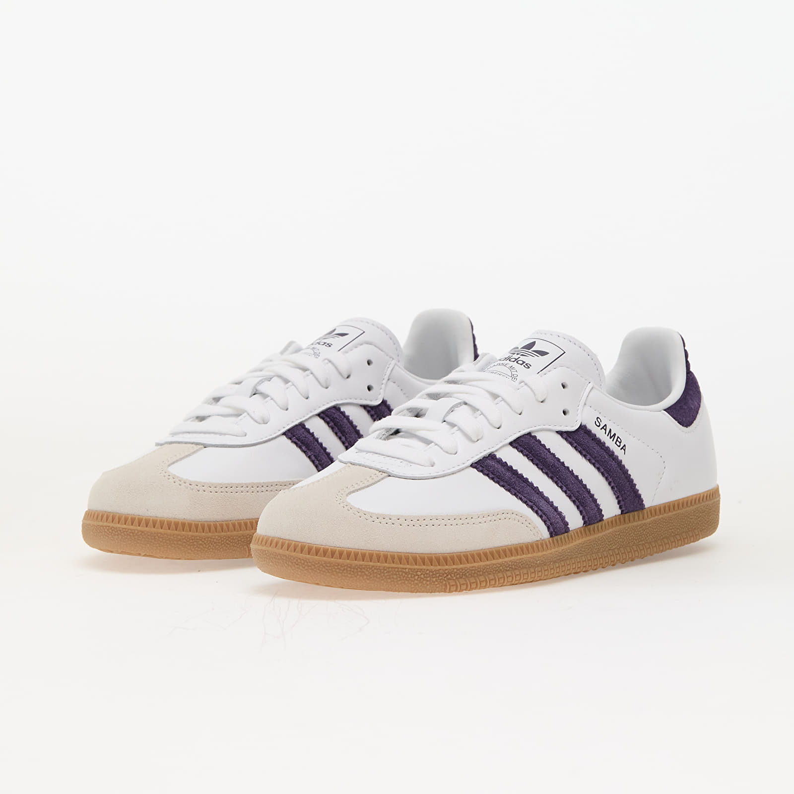 Damesschoenen adidas Samba OG W Cloud White/ Aluminium/ Aurplu