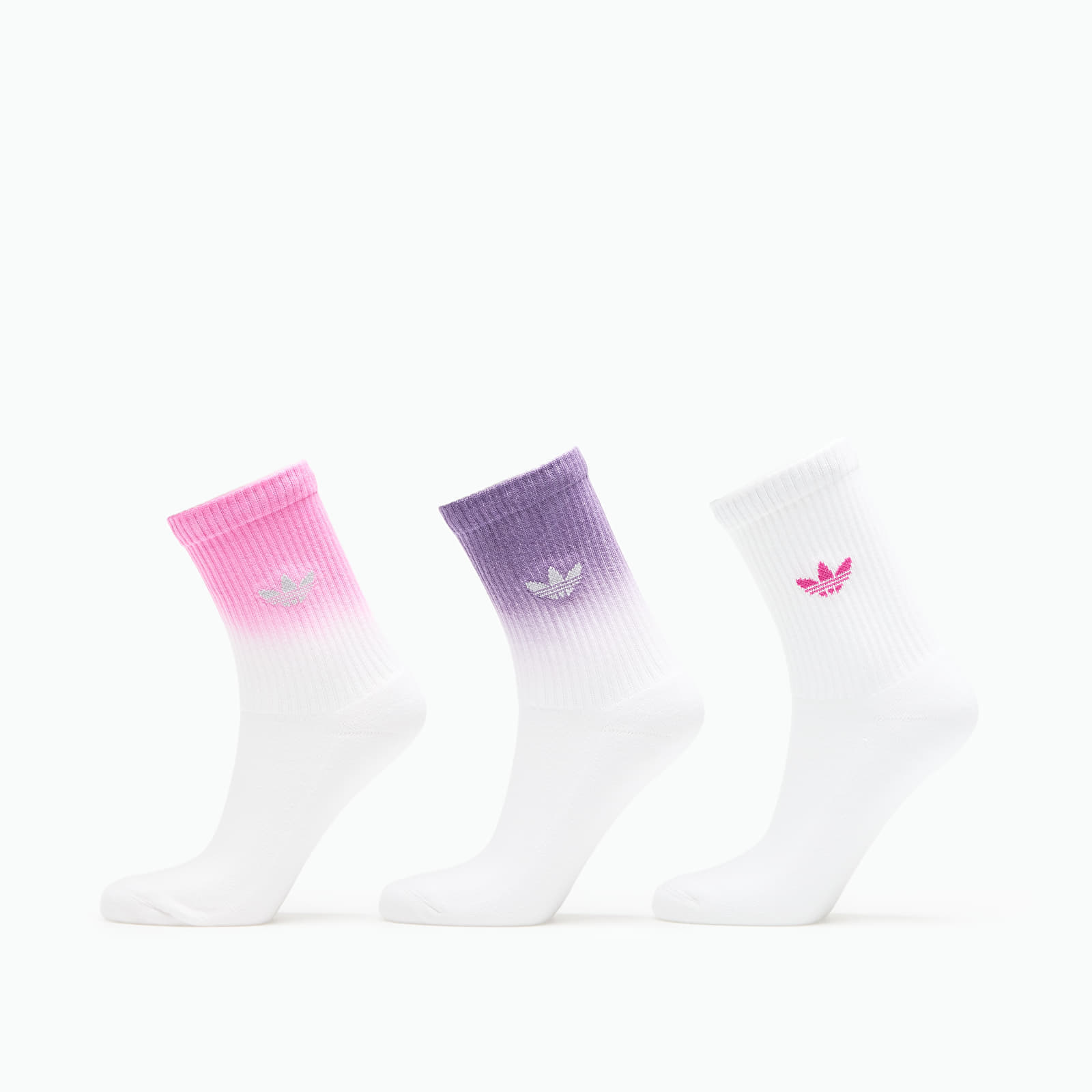 adidas Ombre Crew Socks 3-Pack White M