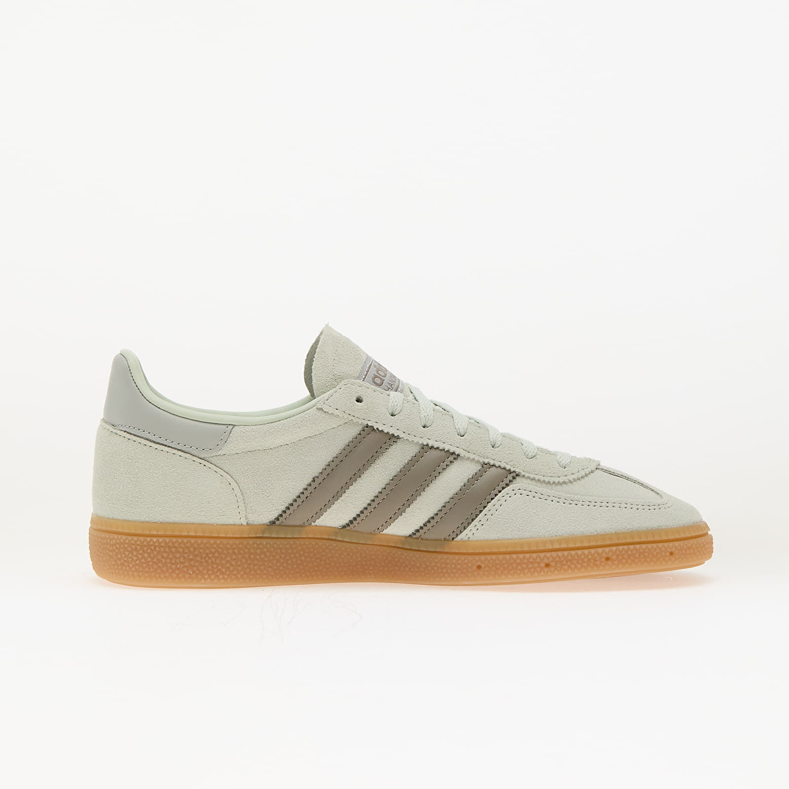 Women's sneakers and shoes adidas Handball Spezial Linen Green/ Silver Pebble/ Wonder Silver