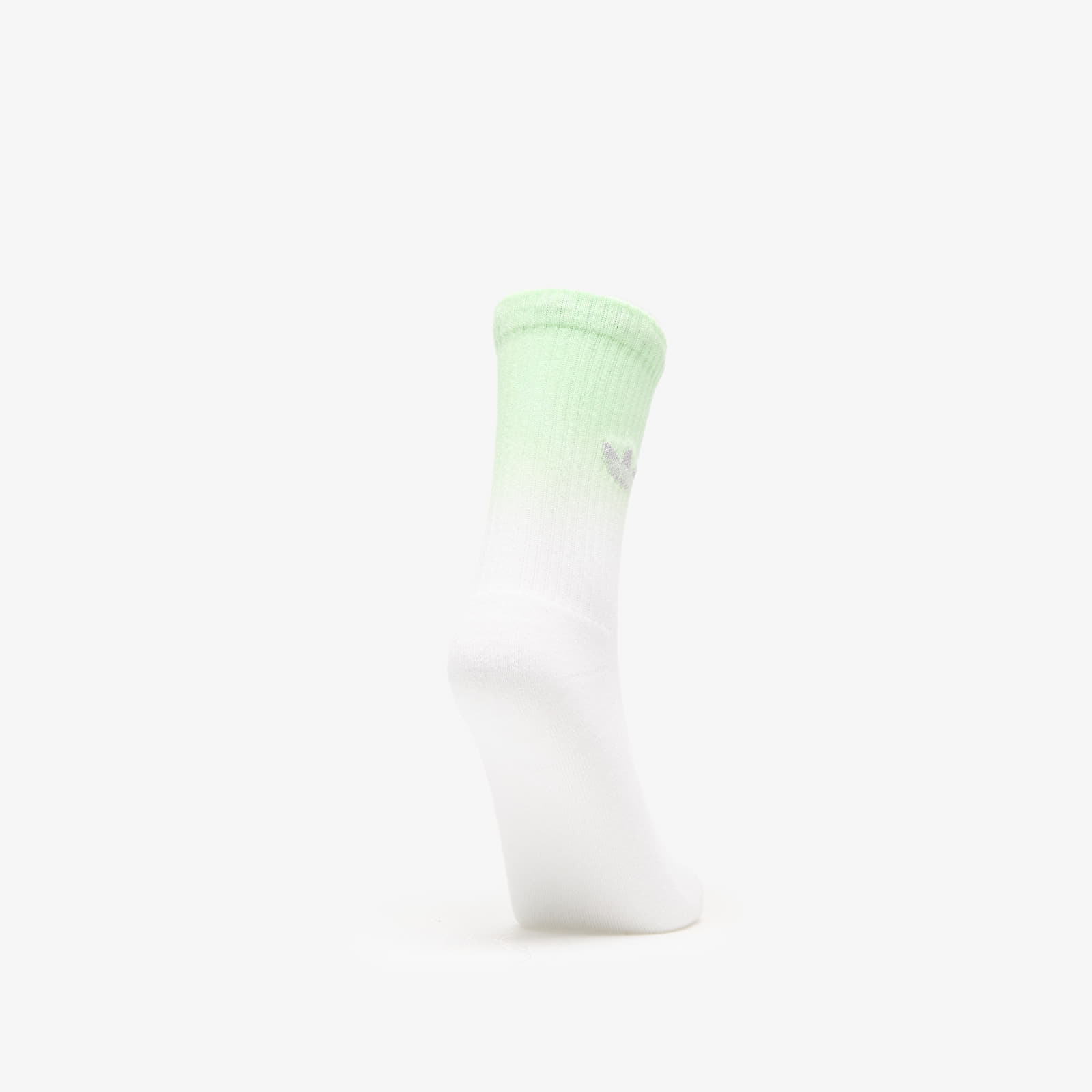 adidas Ombre Crew Socks 3-Pack White/ Pulse Lime S