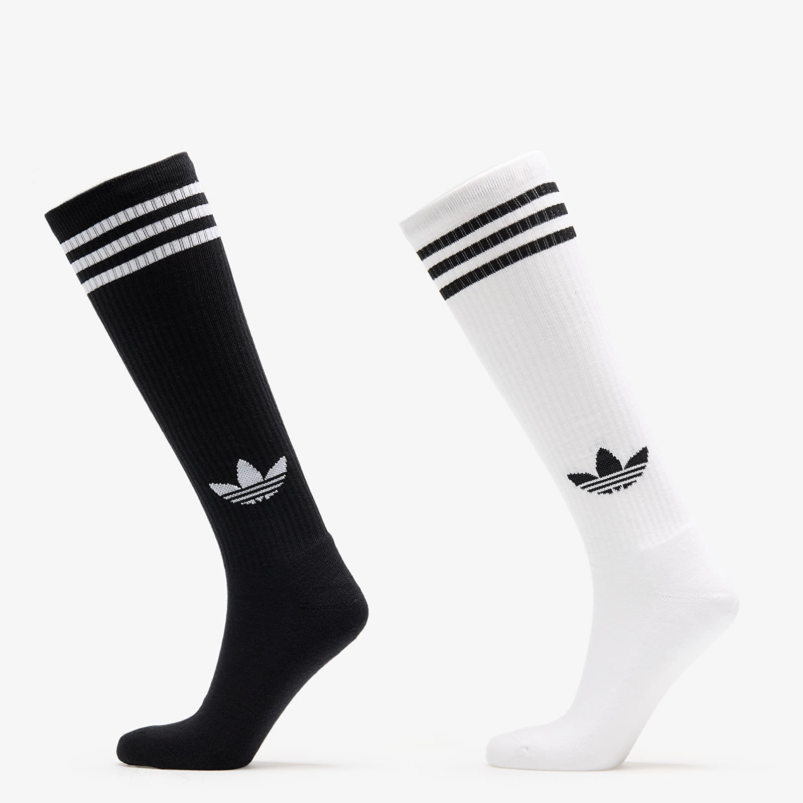 adidas 3S Knee S 2-Pack White/ Black L