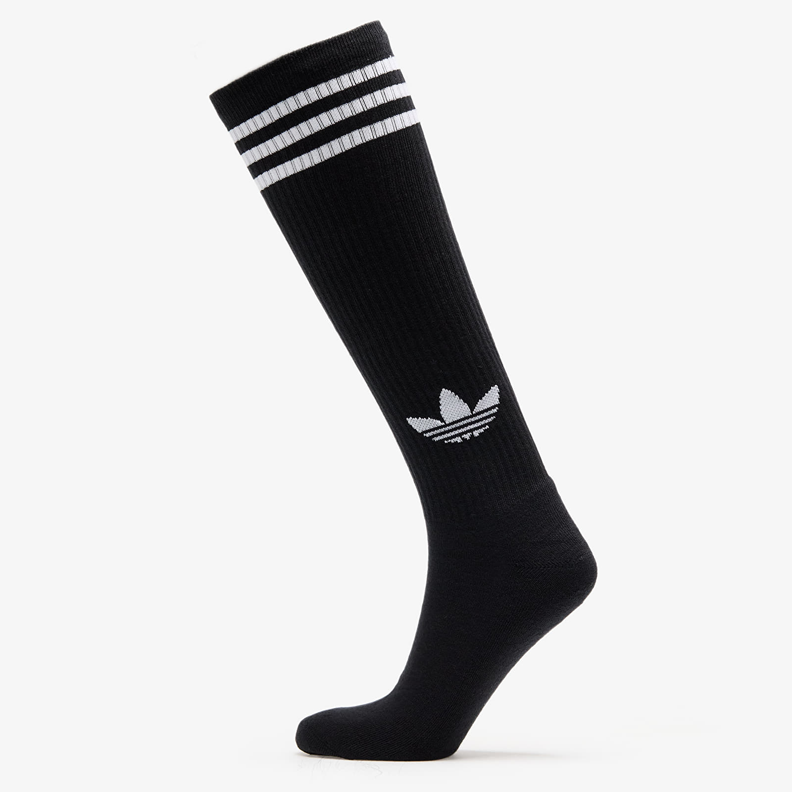 Calcetines para hombre adidas 3S Knee S 2-Pack White/ Black