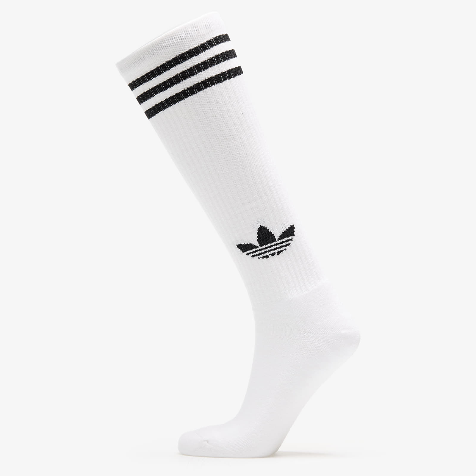 Calcetines para hombre adidas 3S Knee S 2-Pack White/ Black
