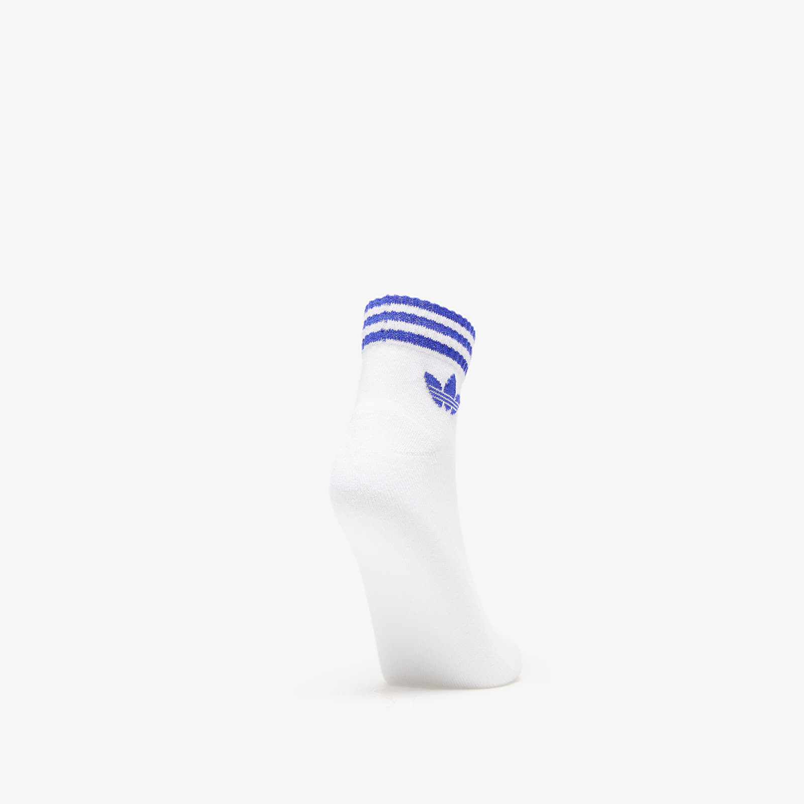 adidas 3S Ankle S 3-Pack White/ Lucid Blue/ Scrgrn L