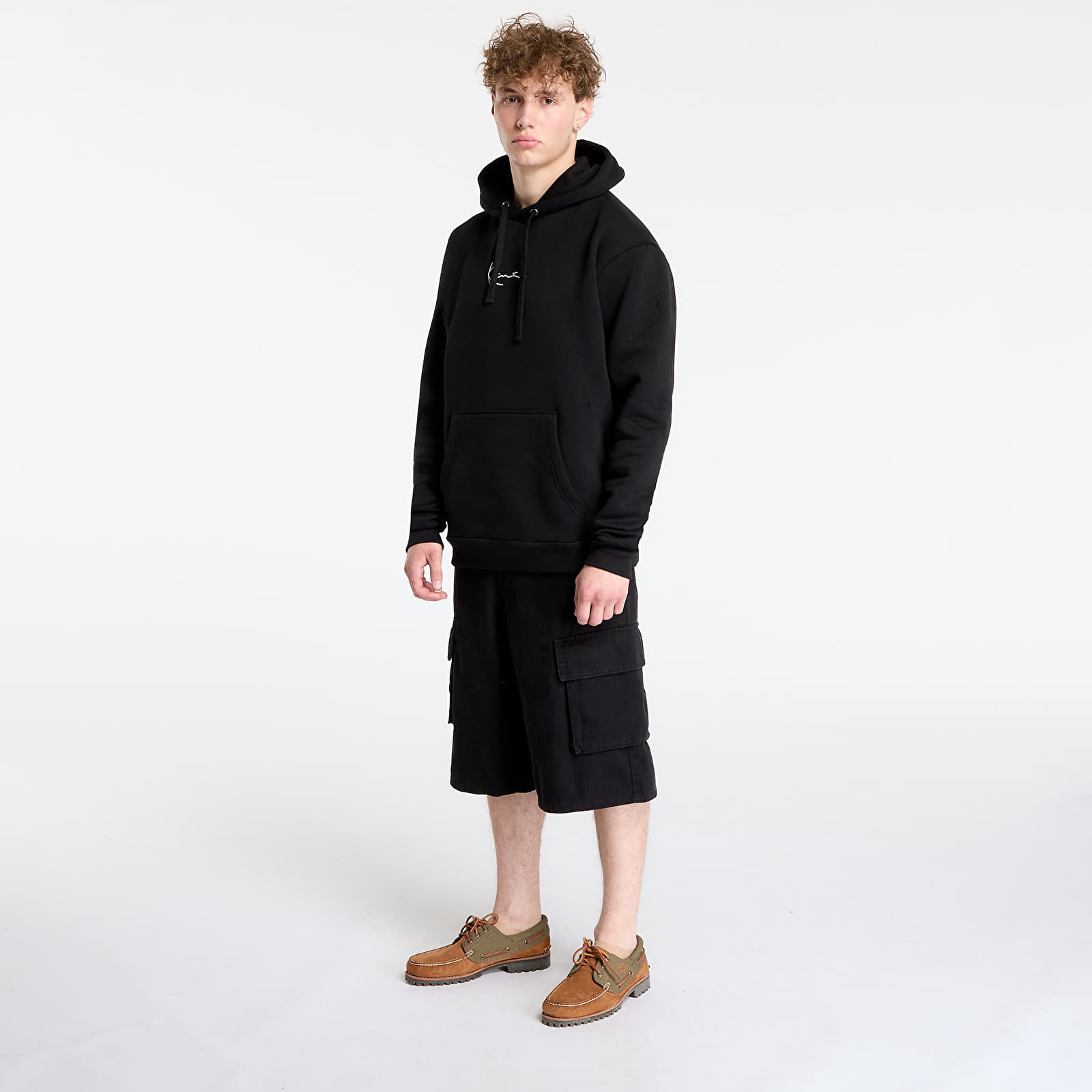 Dukserice Karl Kani Signature Hoodie Black