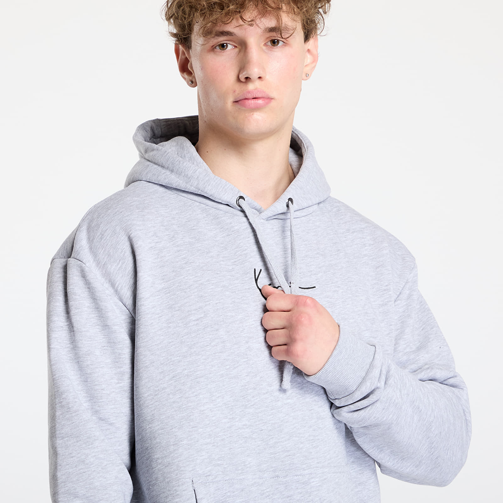 Sudaderas Karl Kani Small Signature hoodie Grey