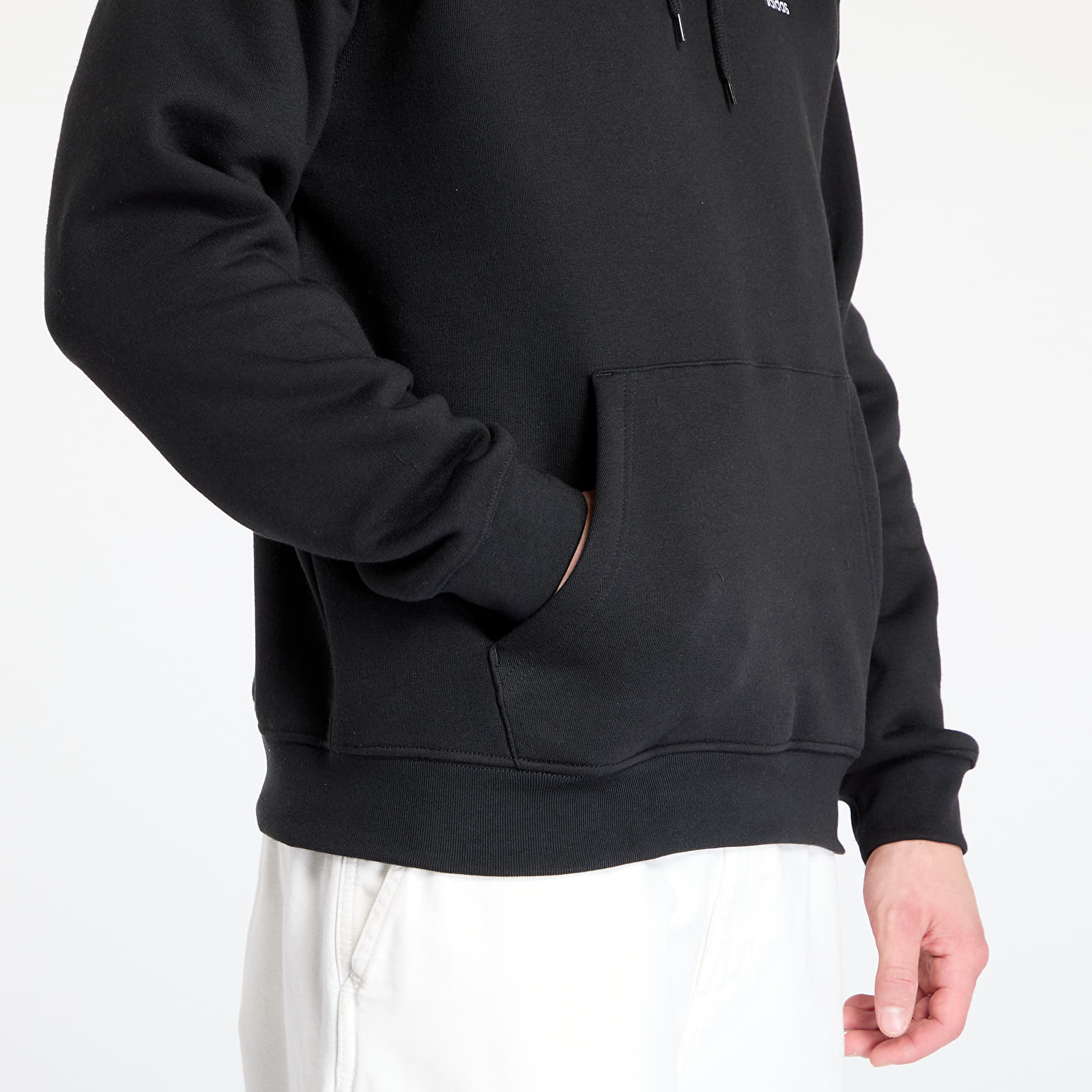 Kapuutsikud ja kampsunid adidas Trefoil Essentials Loose Hoodie Black/ Black/ Black