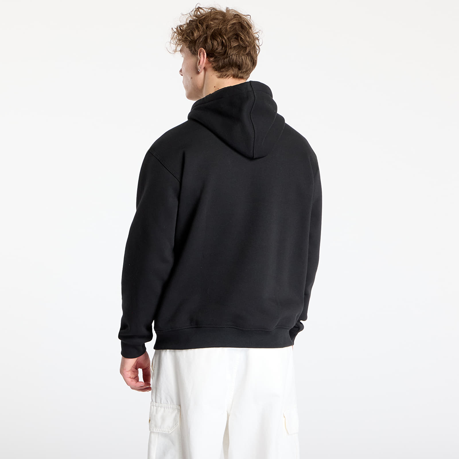 Kapuutsikud ja kampsunid adidas Trefoil Essentials Loose Hoodie Black/ Black/ Black