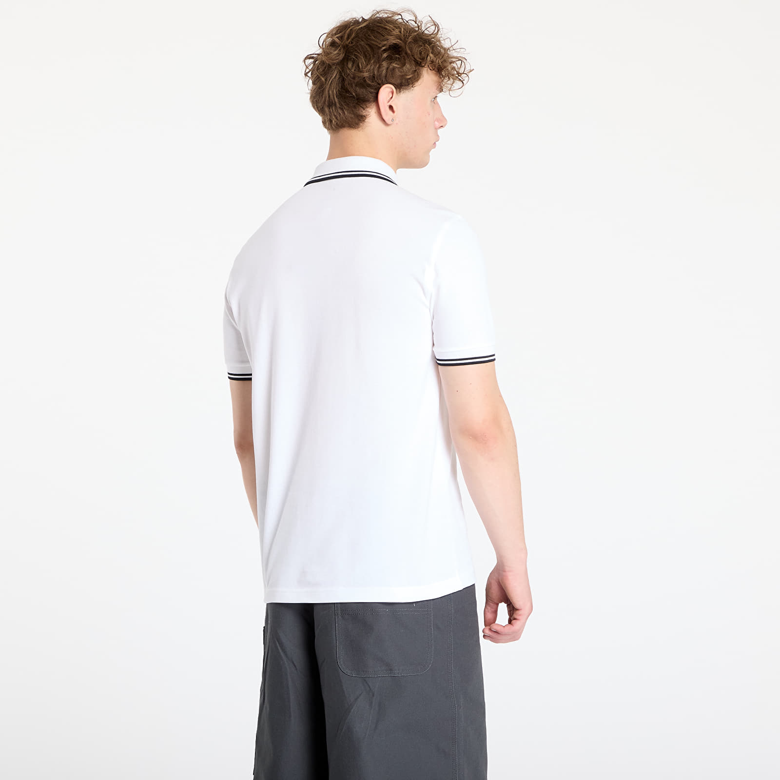 Camisetas FRED PERRY Twin Tipped Short Sleeve Tee White