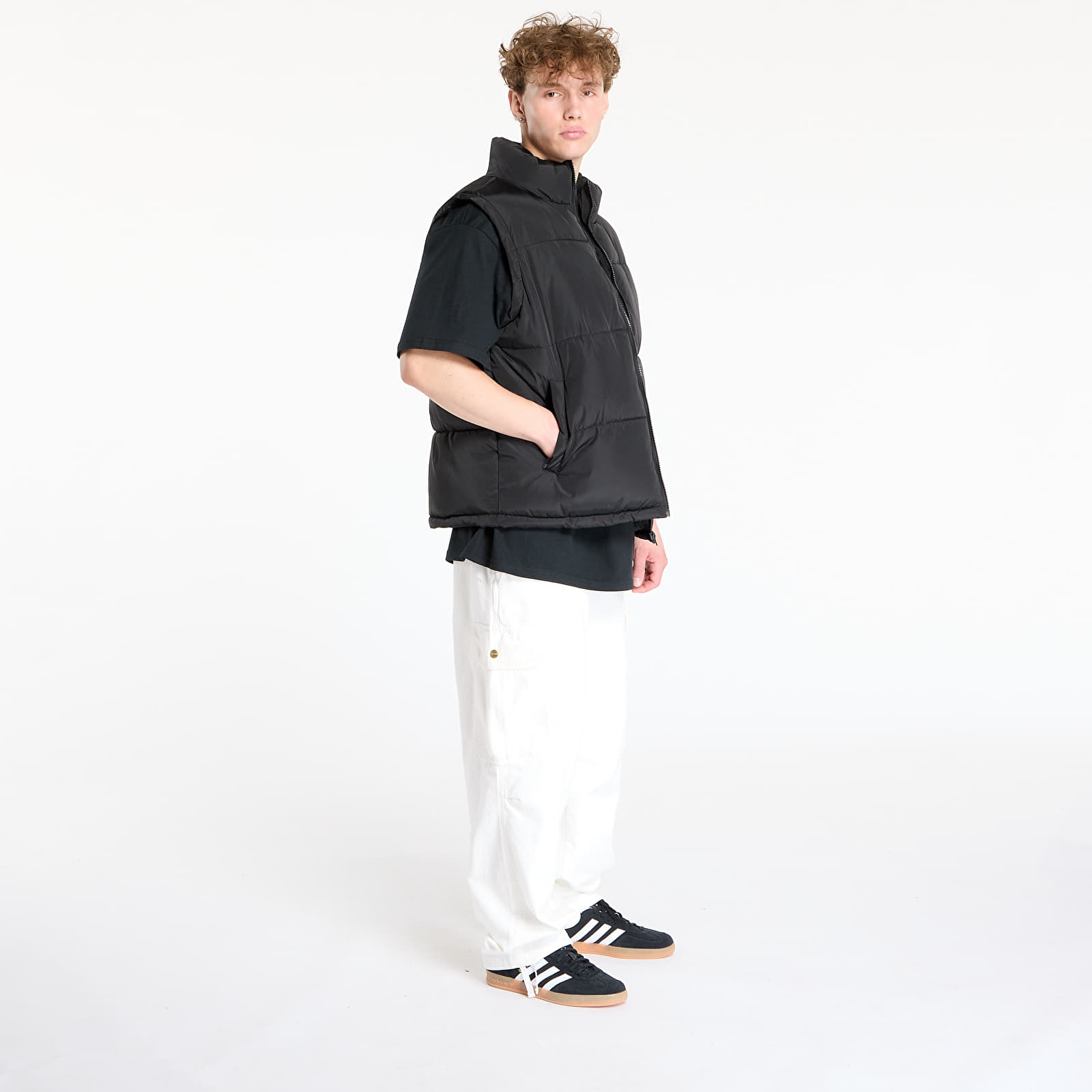 Vestid Urban Classics Block Puffer Vest Black